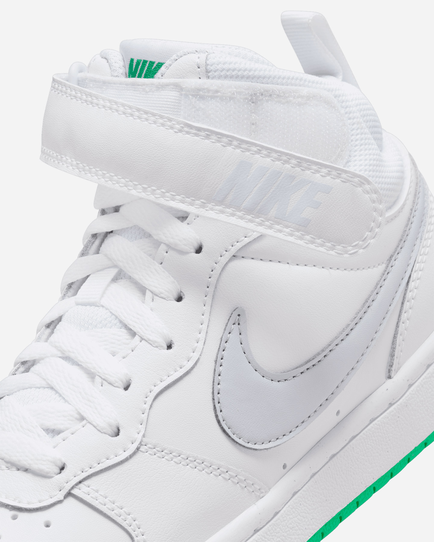 Scarpe sneakers NIKE COURT BOROUGH MID 2 GS JR - Bianco - 5 | Cisalfa Sport