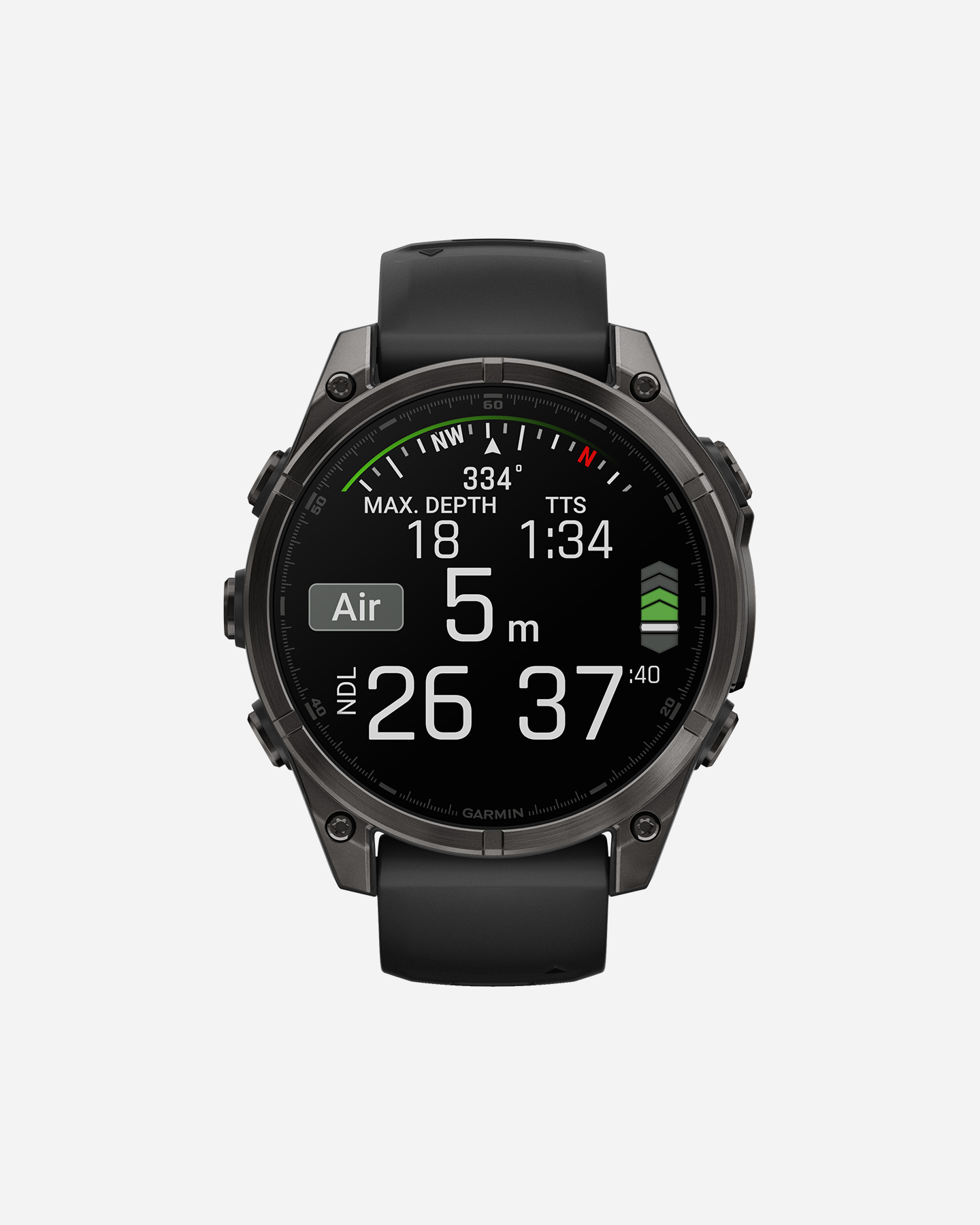 Orologio multifunzione GARMIN FENIX 8 AMOLED 47MM SAPPHIRE - Nero - 1 | Cisalfa Sport