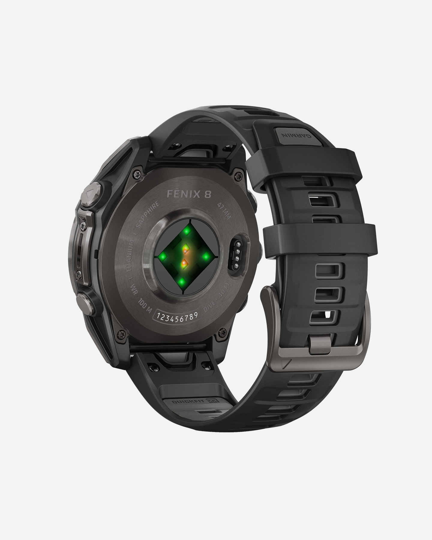 Orologio multifunzione GARMIN FENIX 8 AMOLED 47MM SAPPHIRE - Nero - 5 | Cisalfa Sport