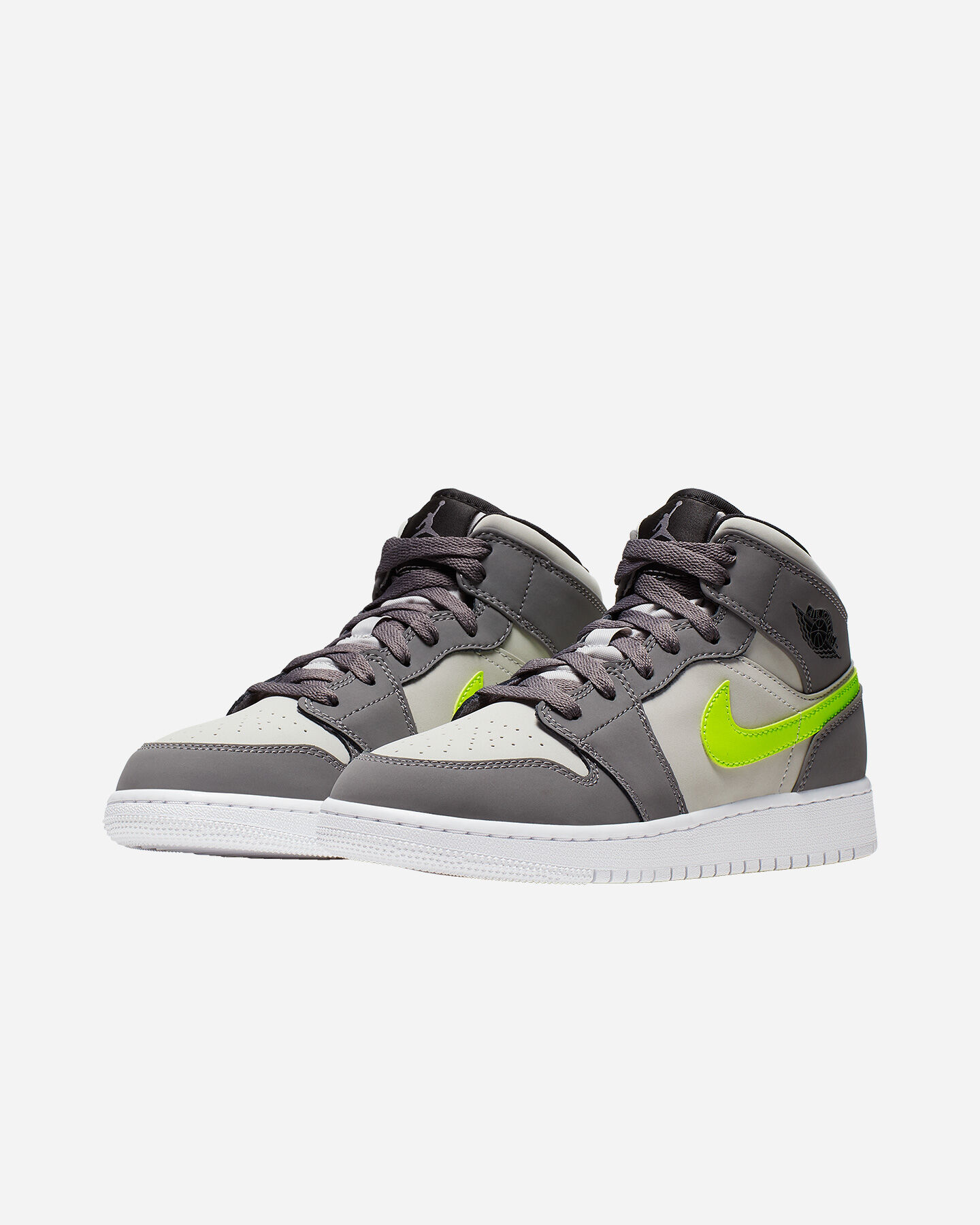 Scarpe Sneakers Nike Air Jordan 1 Mid Jr Gs 554725-072 | Cisalfa Sport