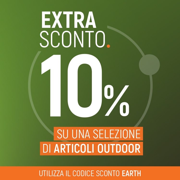 Extra Sconto 10% su selezione articoli outdoor fino al 22 aprile 2025