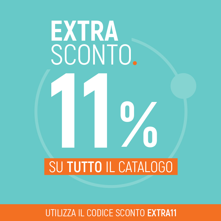 Singles' Days: Extra Sconto 11% su tutti il catalogo. Approfitta ora!