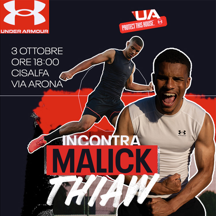 Evento Under Armour Meet & Greet - Incontra Malick Thiaw