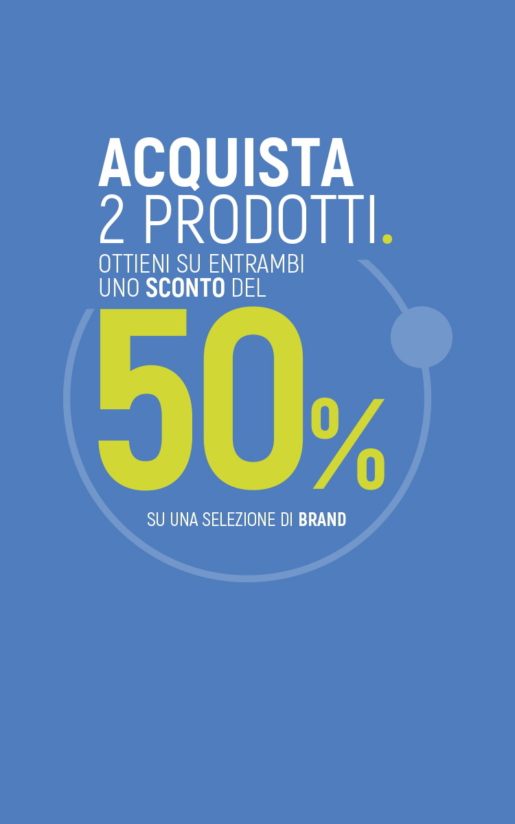 Special Promo: Acquista due prodotti e ottieni 50% sconto su brand selezionati