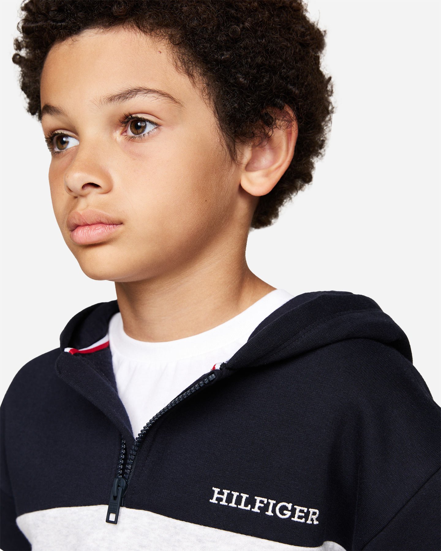 Felpa TOMMY HILFIGER COLOR BLOCK JR - 3 | Cisalfa Sport