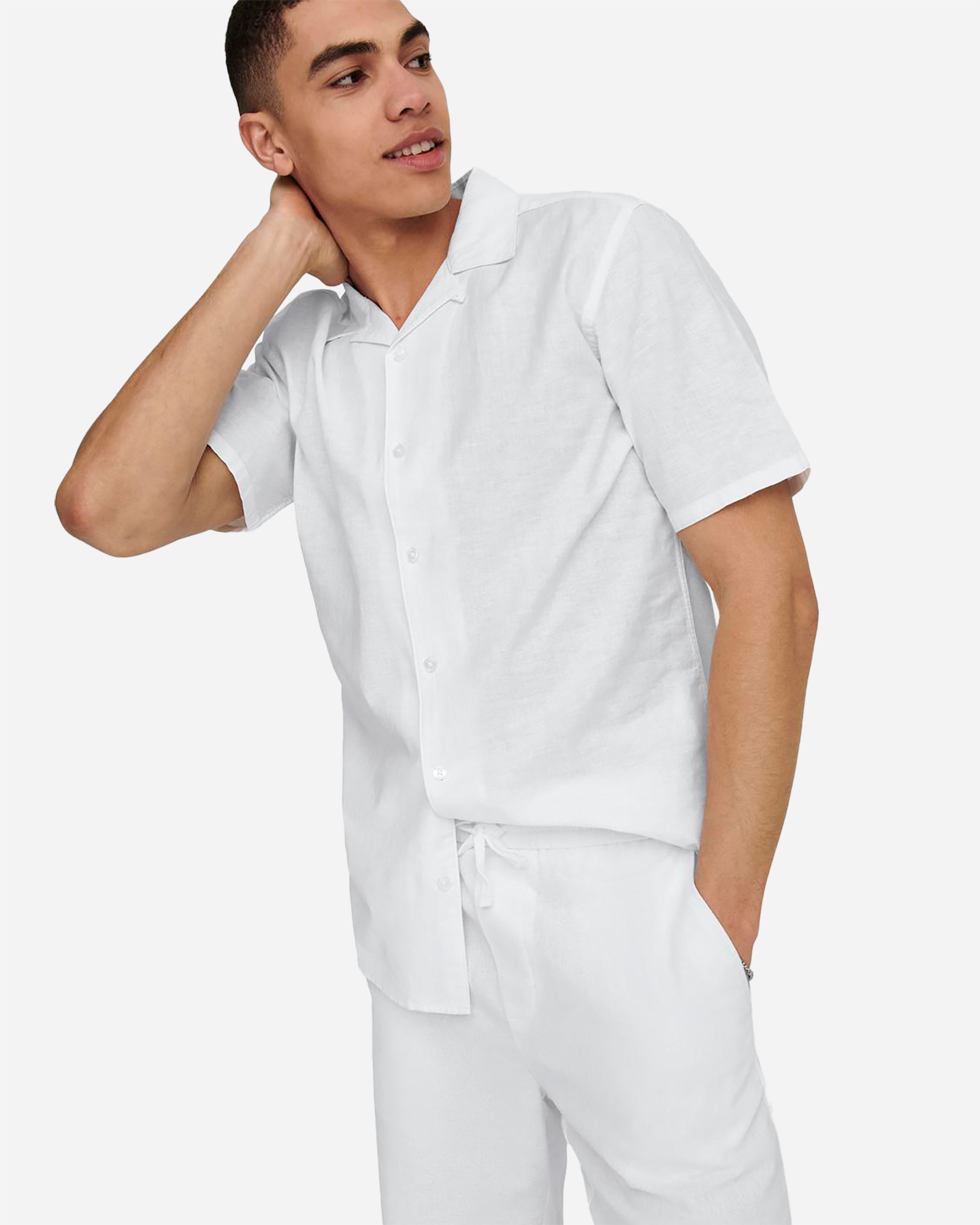 Camicia ONLY & SONS CAIDEN M - Rosa - 4 | Cisalfa Sport