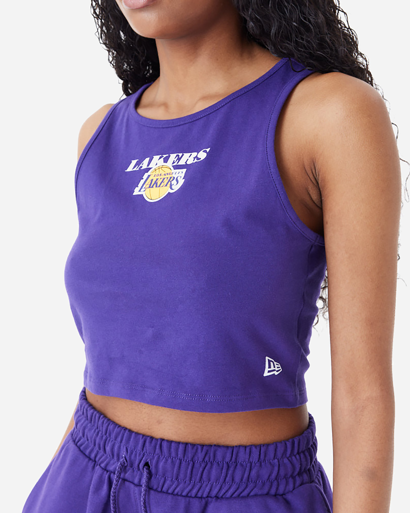 Canotta NEW ERA CROP LOS ANGELES LAKERS W - 3 | Cisalfa Sport