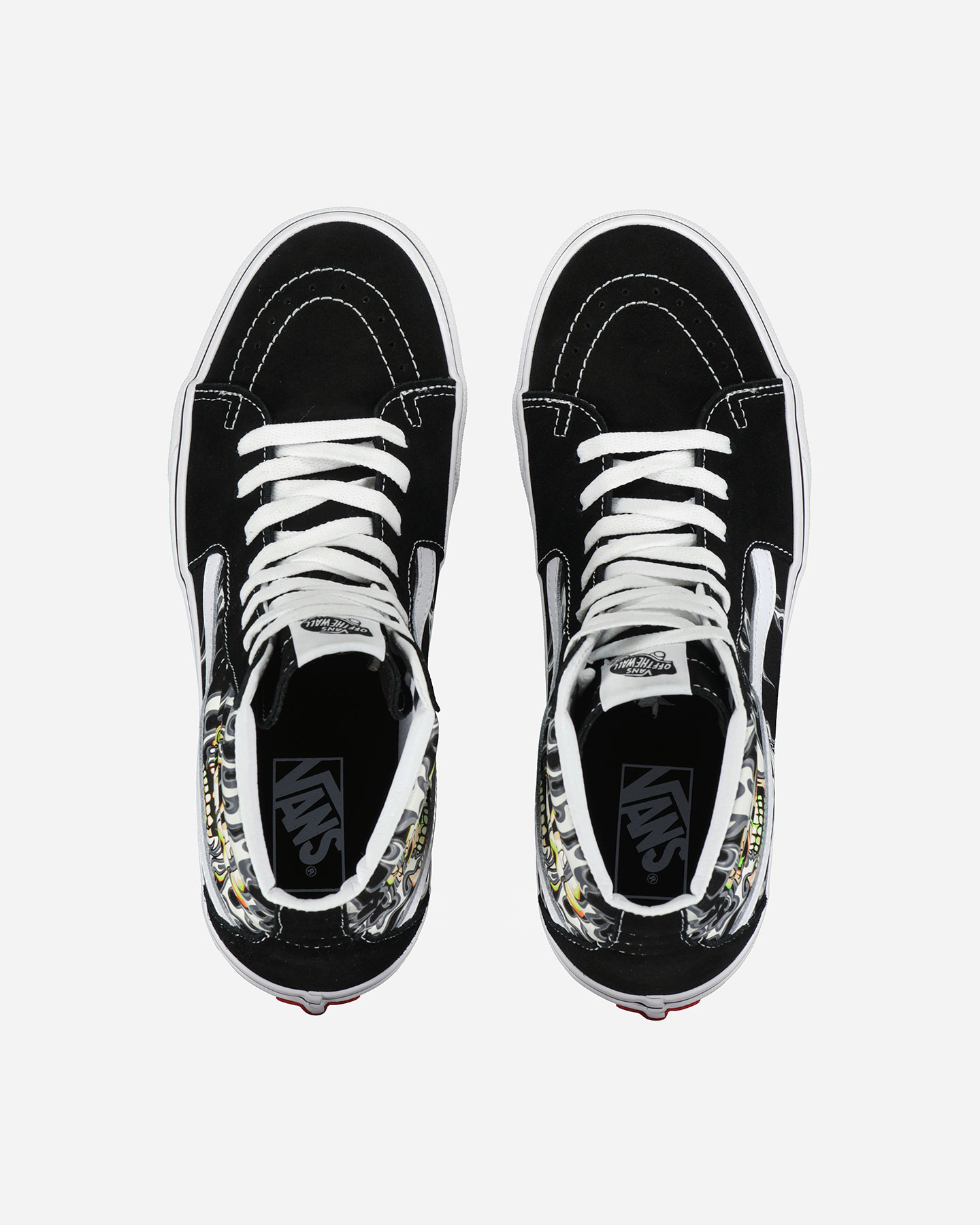 Scarpe sneakers VANS SK8-HI FLAME SKULL M - 7 | Cisalfa Sport