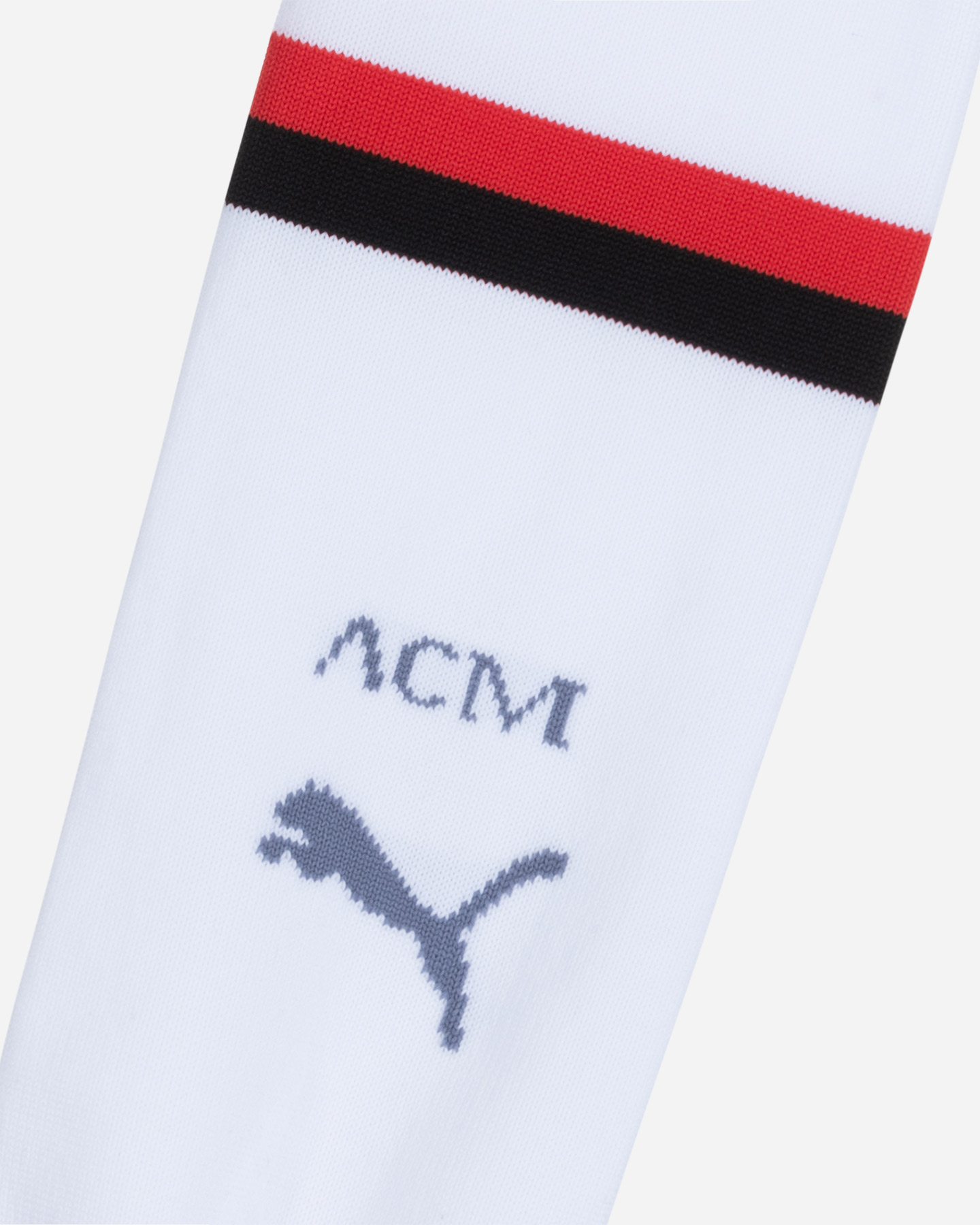 Calzettoni calcio ufficiali PUMA MILAN AWAY 23-24 M - Bianco - 2 | Cisalfa Sport