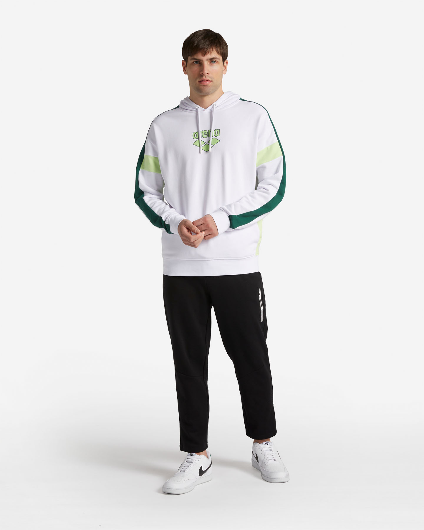 Felpa ARENA ATHLETICS M - Bianco - 1 | Cisalfa Sport