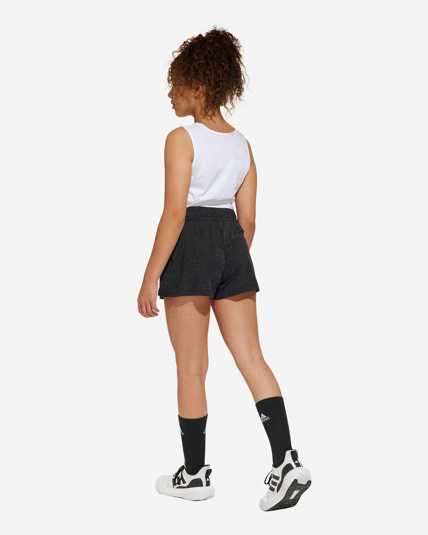 Pantaloncini ADIDAS BIG LOGO JR - Nero - 2 | Cisalfa Sport