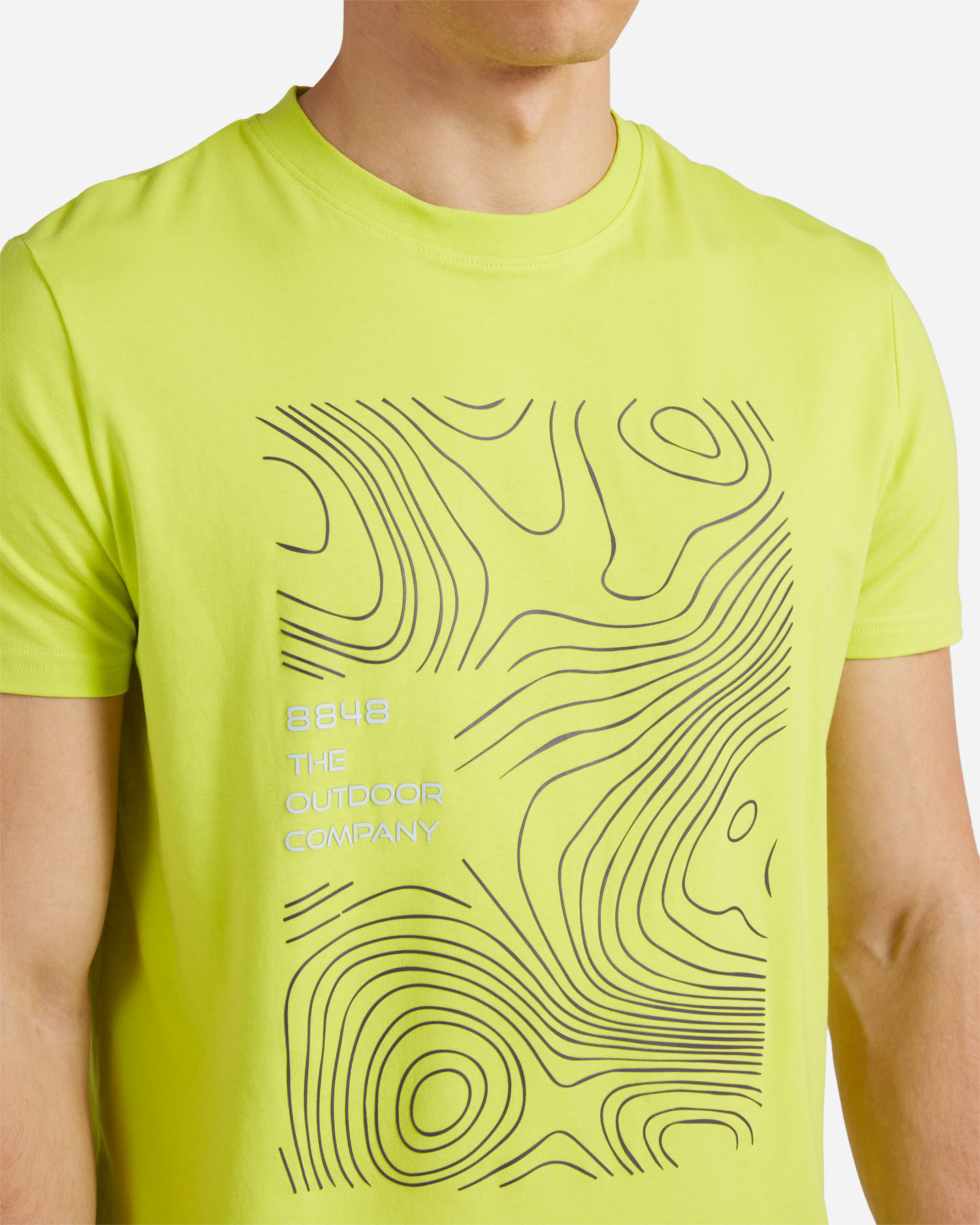 T-shirt 8848 MOUNTAIN ESSENTIAL M - Giallo - 1 | Cisalfa Sport