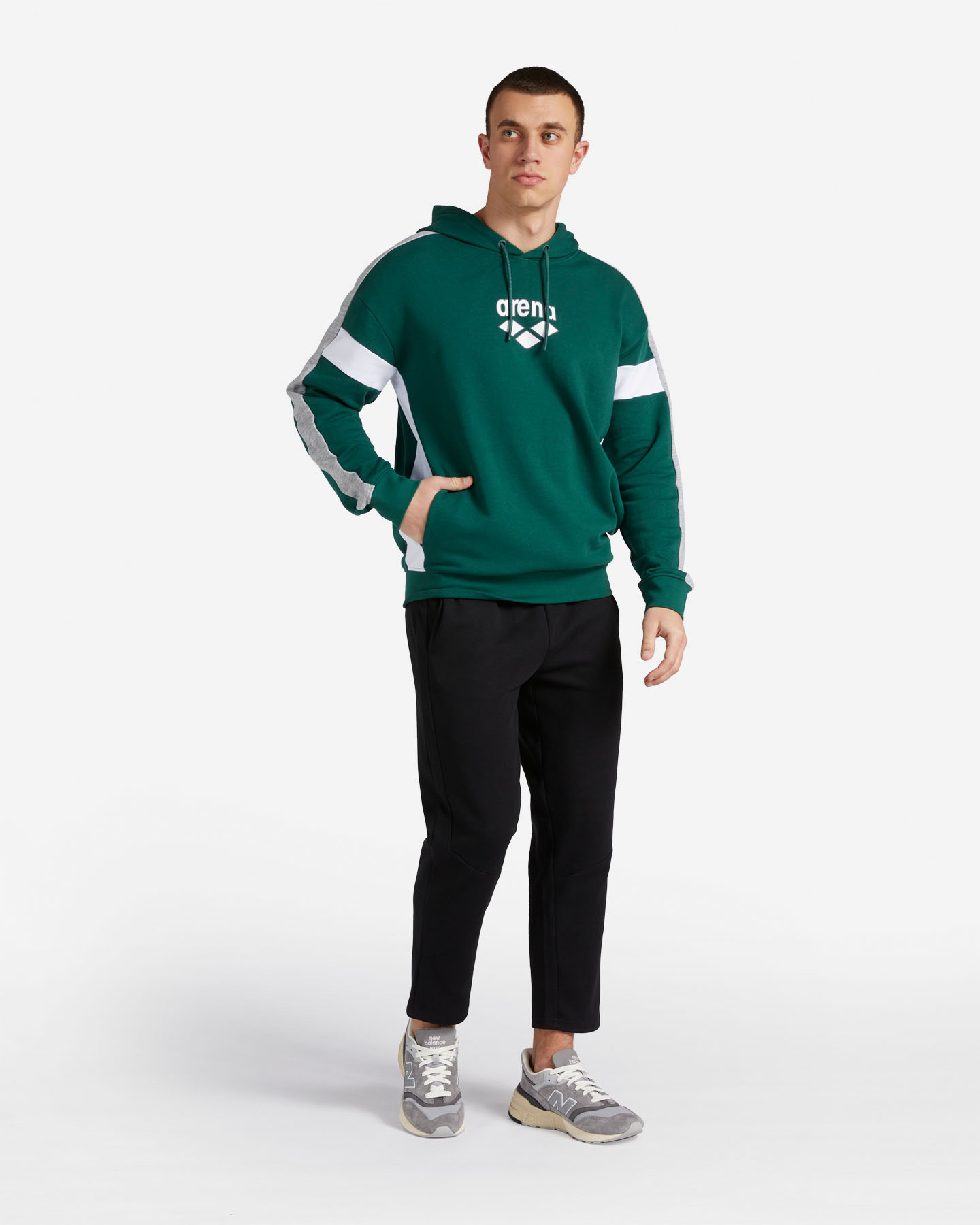 Felpa ARENA ATHLETICS M - Verde - 1 | Cisalfa Sport