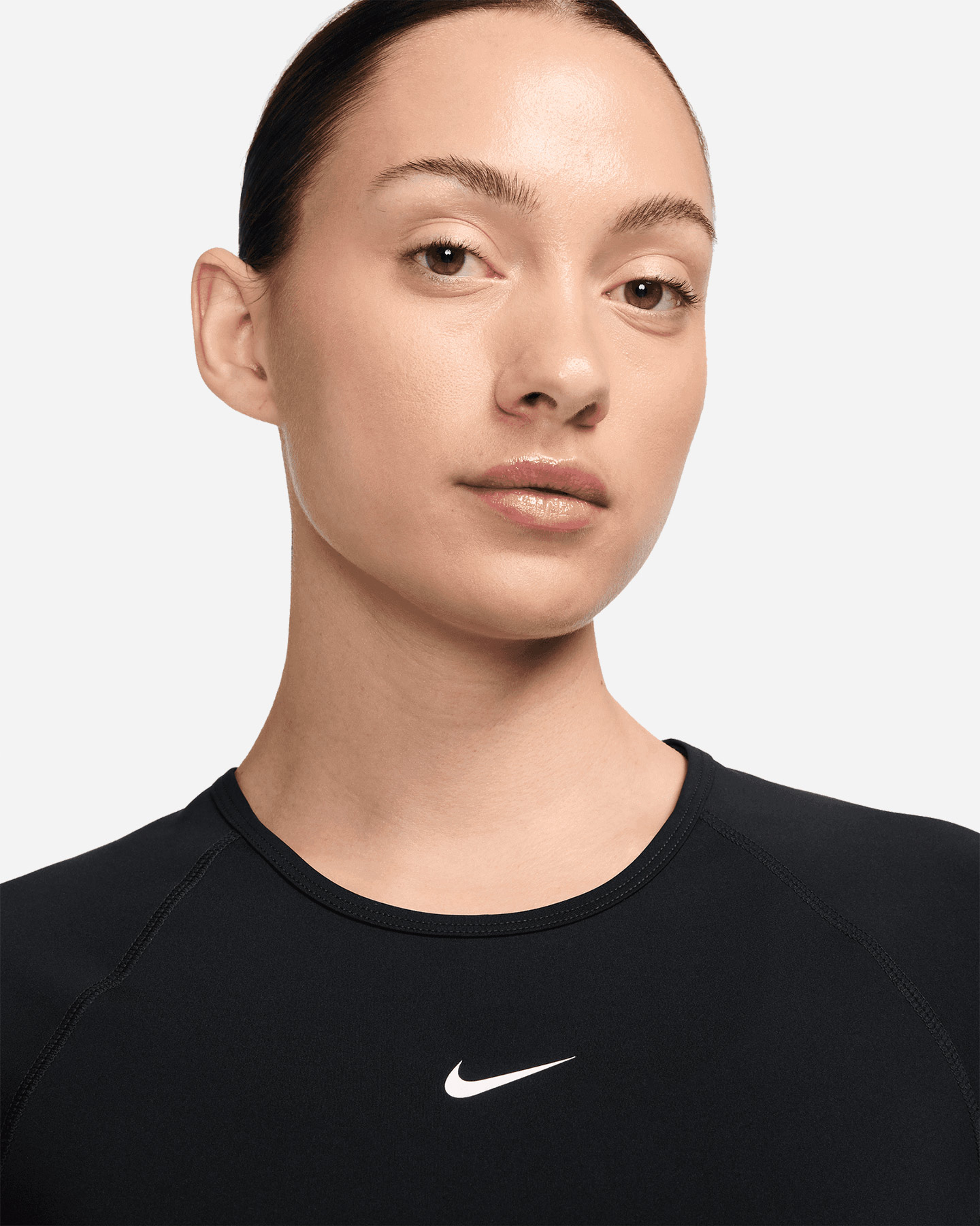 T-shirt training NIKE CROP PRO W - Nero - 2 | Cisalfa Sport
