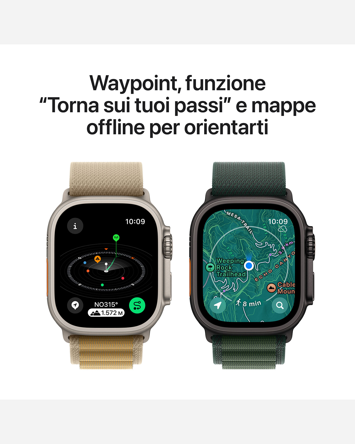 Orologio multifunzione APPLE APPLE WATCH ULTRA 2 GPS + CELLULAR 49MM  - 5 | Cisalfa Sport