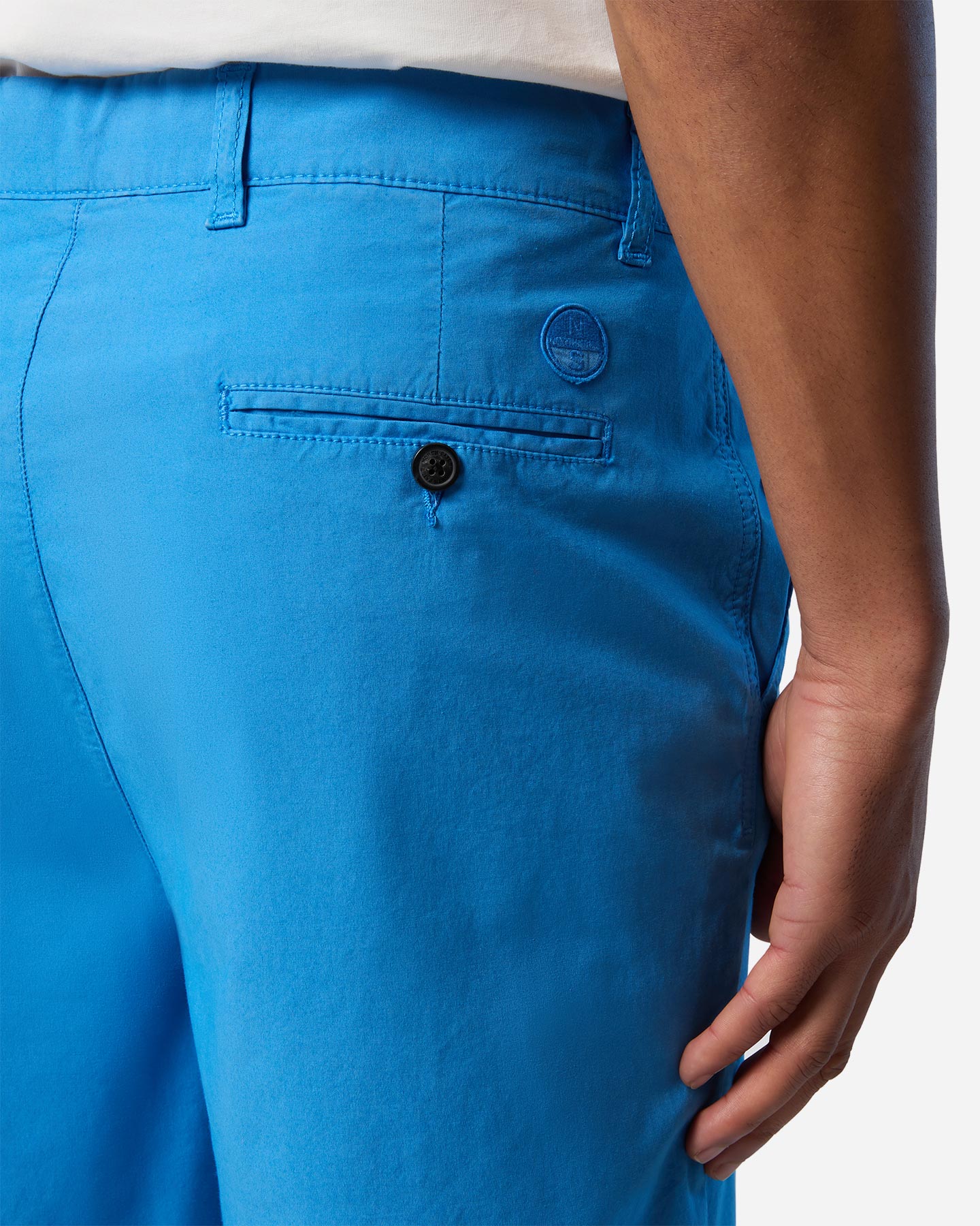 Bermuda NORTH SAILS CHINO POPELINE REGULAR M - Blu - 4 | Cisalfa Sport