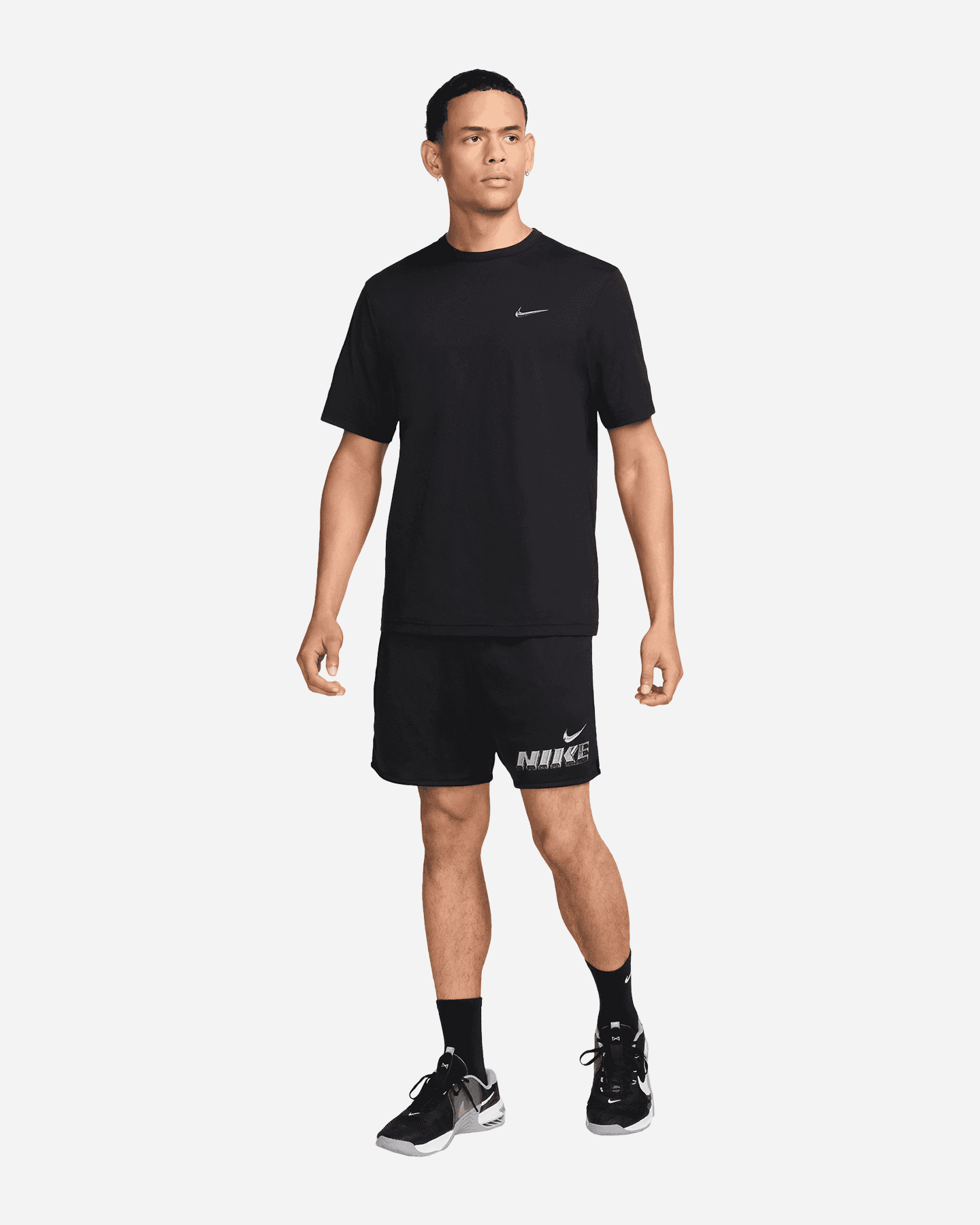 Pantalone training NIKE DRI FIT TOTALITY KNIT 7IN M - Nero - 5 | Cisalfa Sport