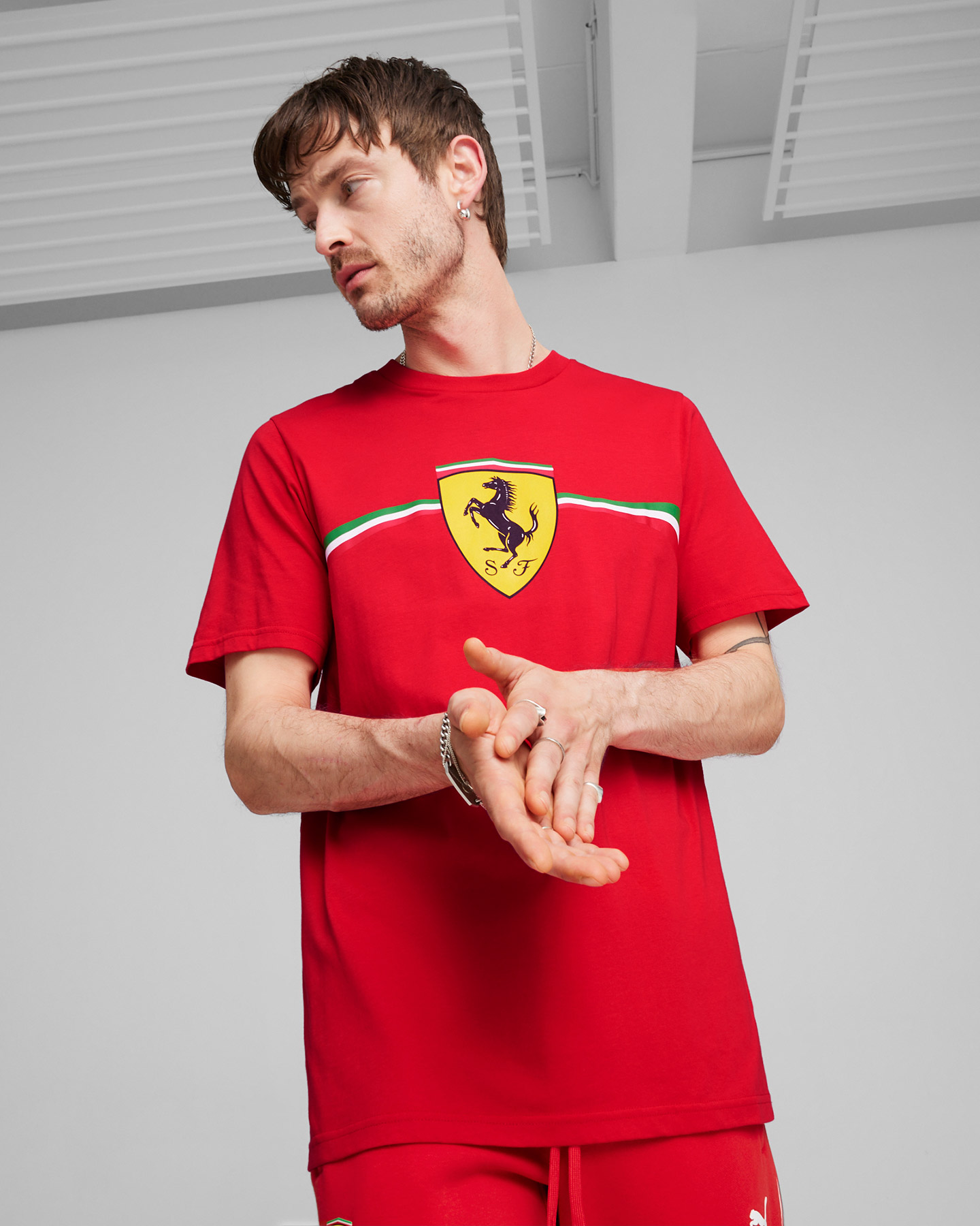 Fanwear PUMA FERRARI RACE BIG SHIELD HERITAGE M - 2 | Cisalfa Sport