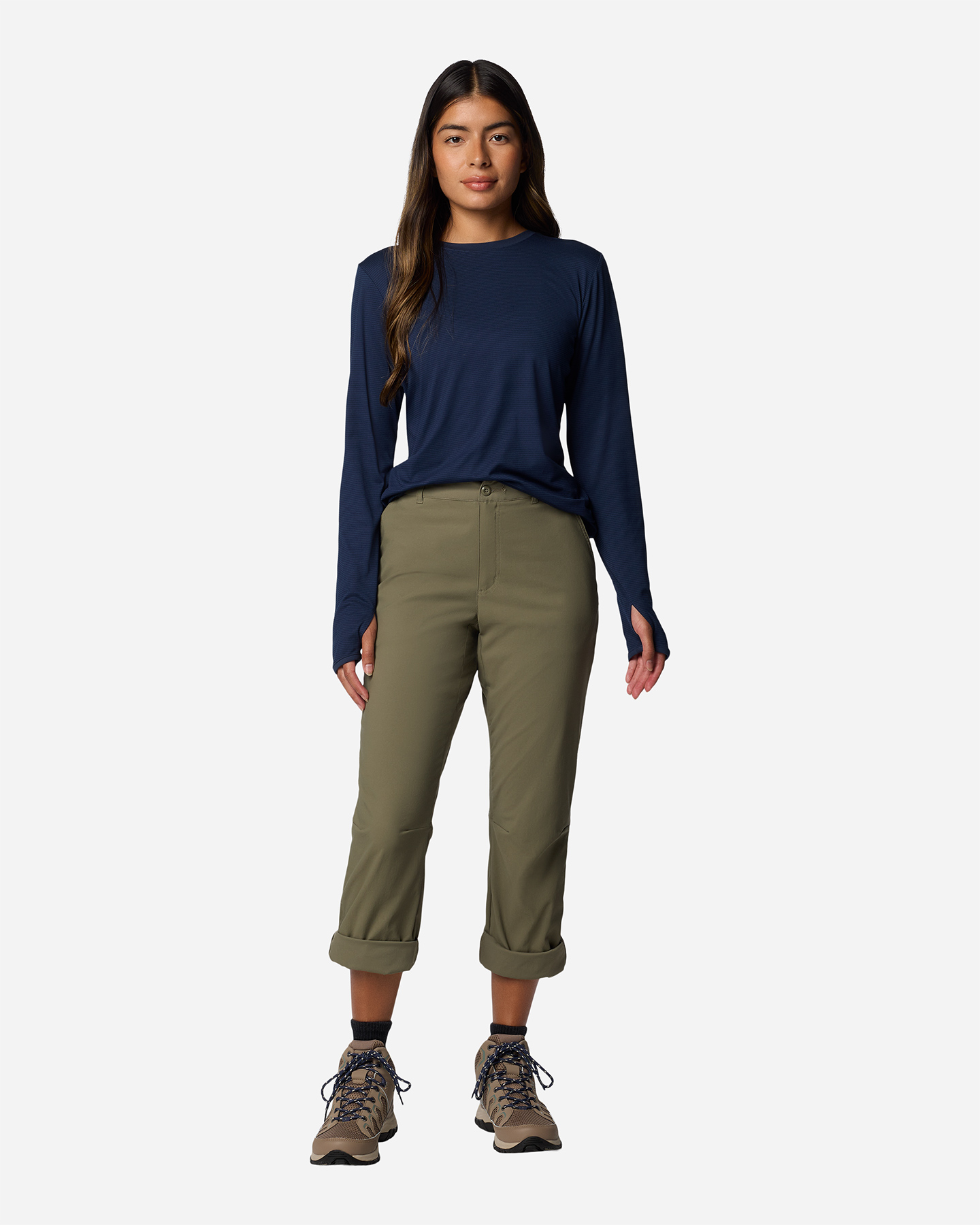 Pantalone outdoor COLUMBIA LESLIE FALLS II W - Verde - 5 | Cisalfa Sport