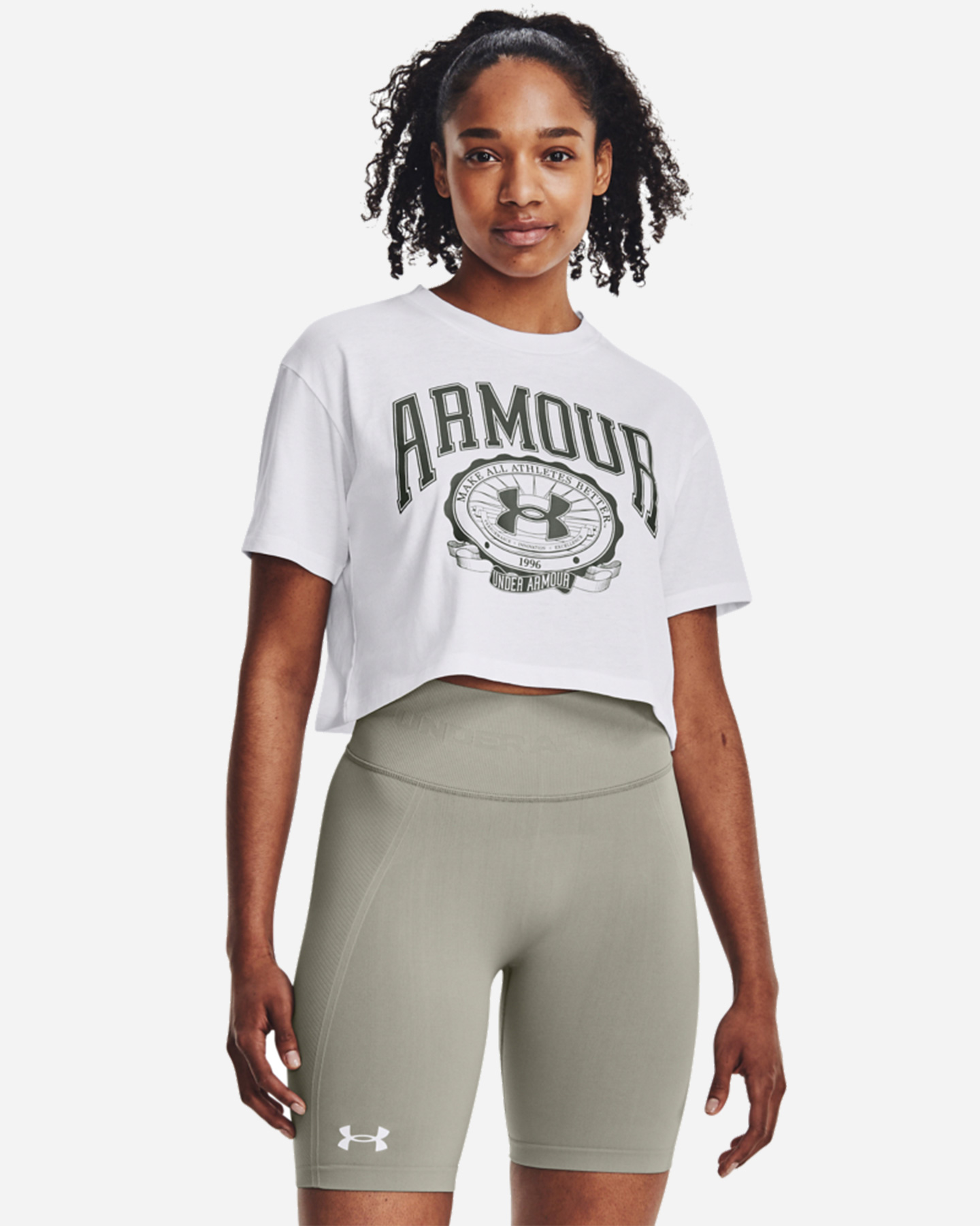 T-shirt UNDER ARMOUR BIG LOGO W - Bianco - 0 | Cisalfa Sport