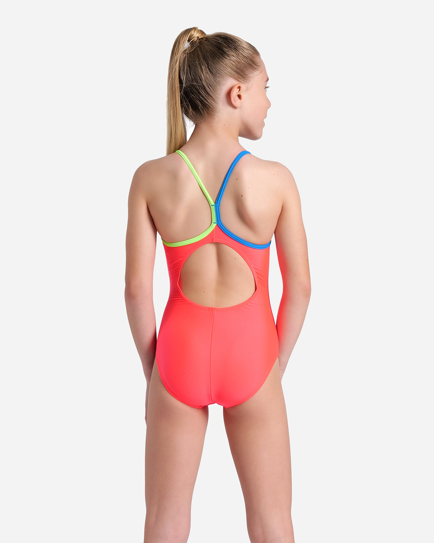 Costume piscina ARENA LIGHT DROP SOLID JR - Rosso - 2 | Cisalfa Sport