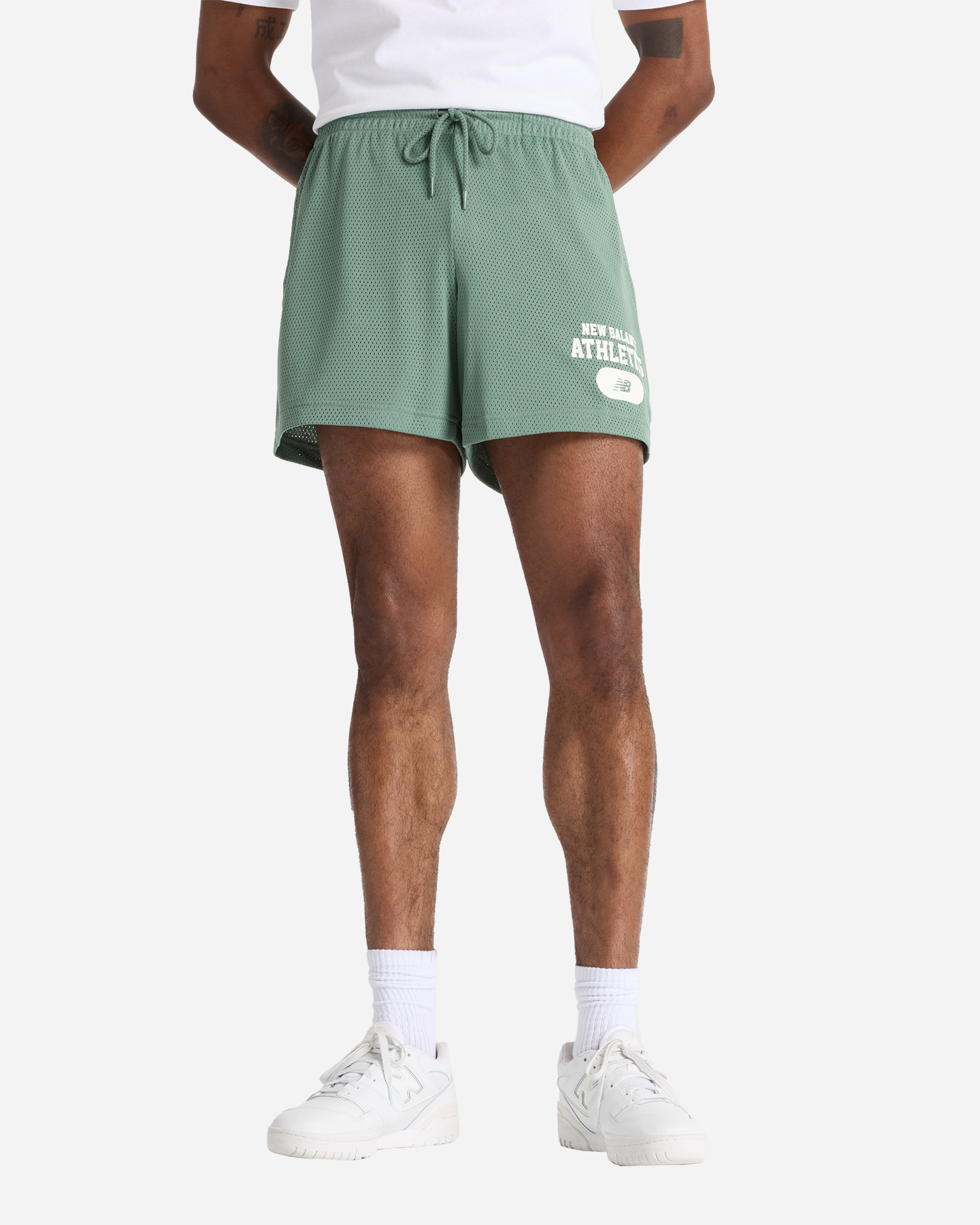 Pantaloncini NEW BALANCE HERITAGE MESH M - Verde - 0 | Cisalfa Sport