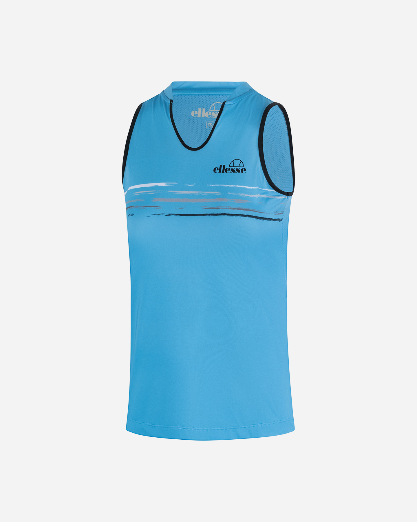 T-shirt tennis ELLESSE FIVE STRIPES W - Azzurro - 5 | Cisalfa Sport