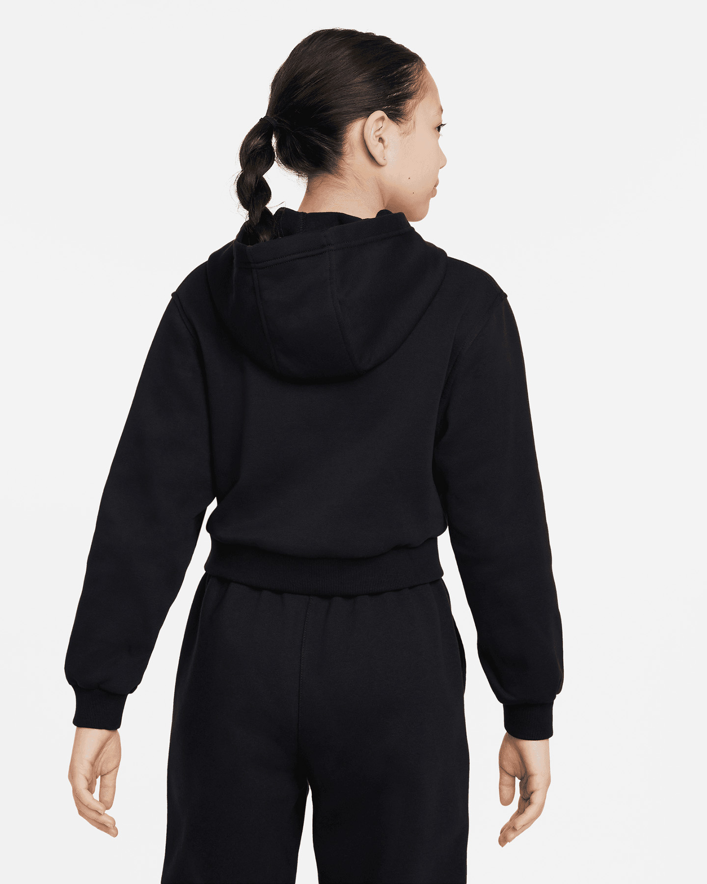Felpa NIKE CROP BIG LOGO JR - Nero - 1 | Cisalfa Sport