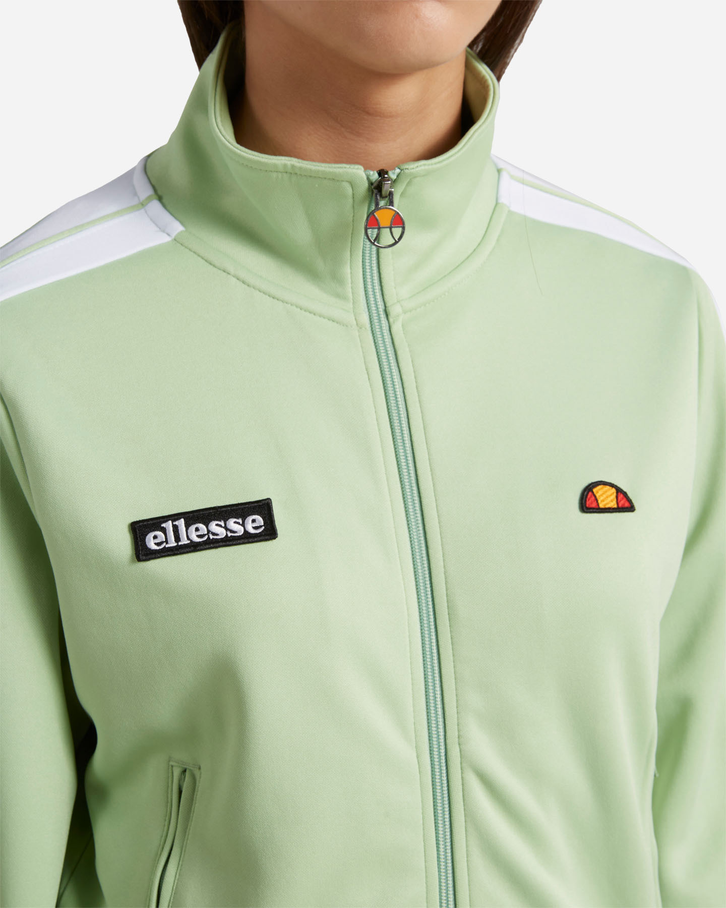 Felpa ELLESSE CLASSIC PATCH W - Verde - 4 | Cisalfa Sport