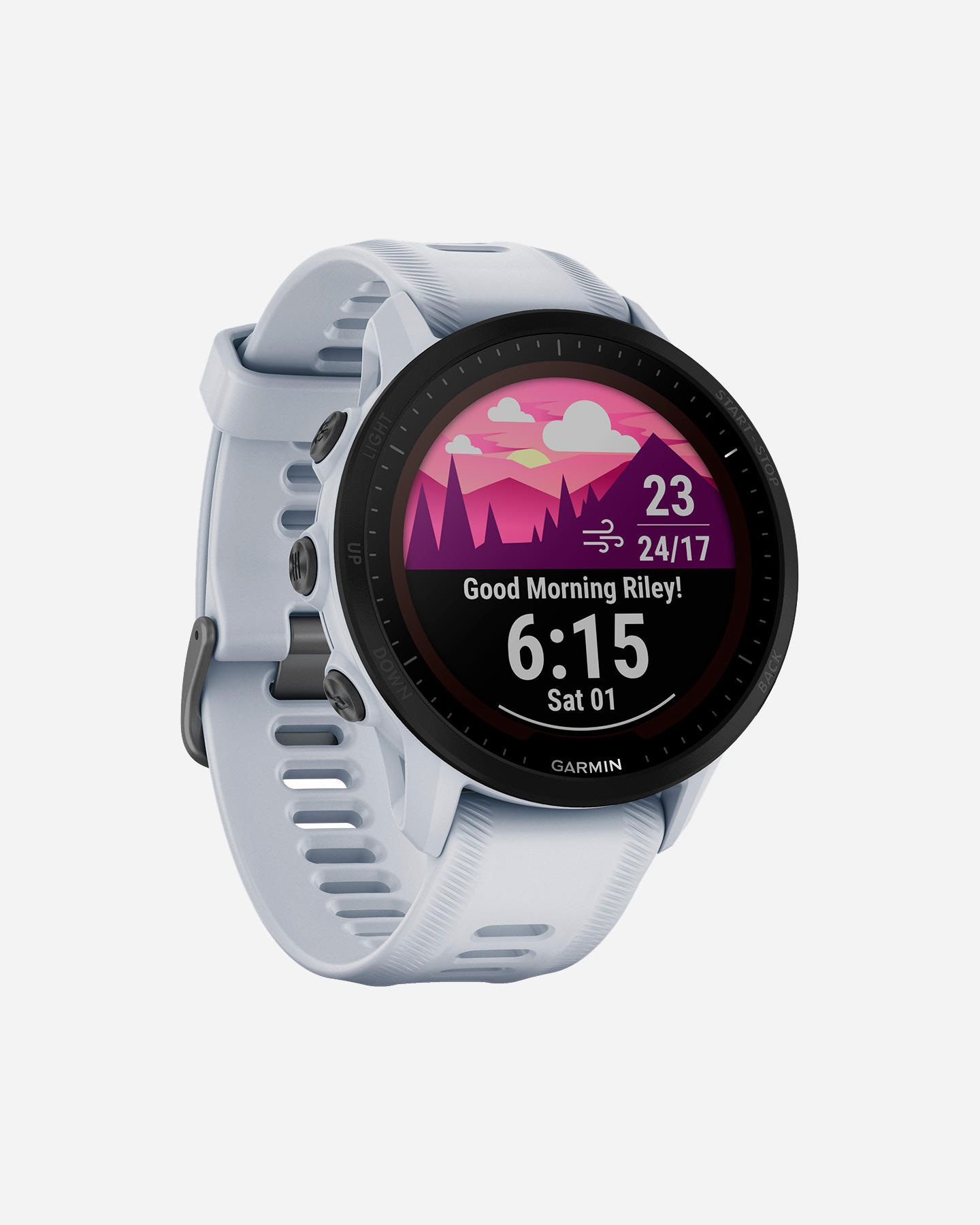Orologio multifunzione GARMIN FORERUNNER 955 SOLAR - Bianco - 3 | Cisalfa Sport