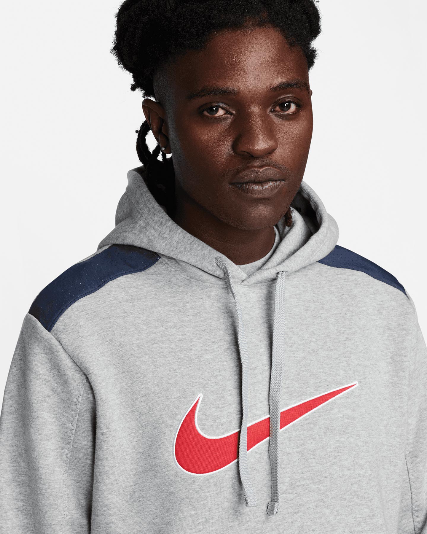 Felpa NIKE SPORTSWEAR LOGO HO M - Grigio - 2 | Cisalfa Sport