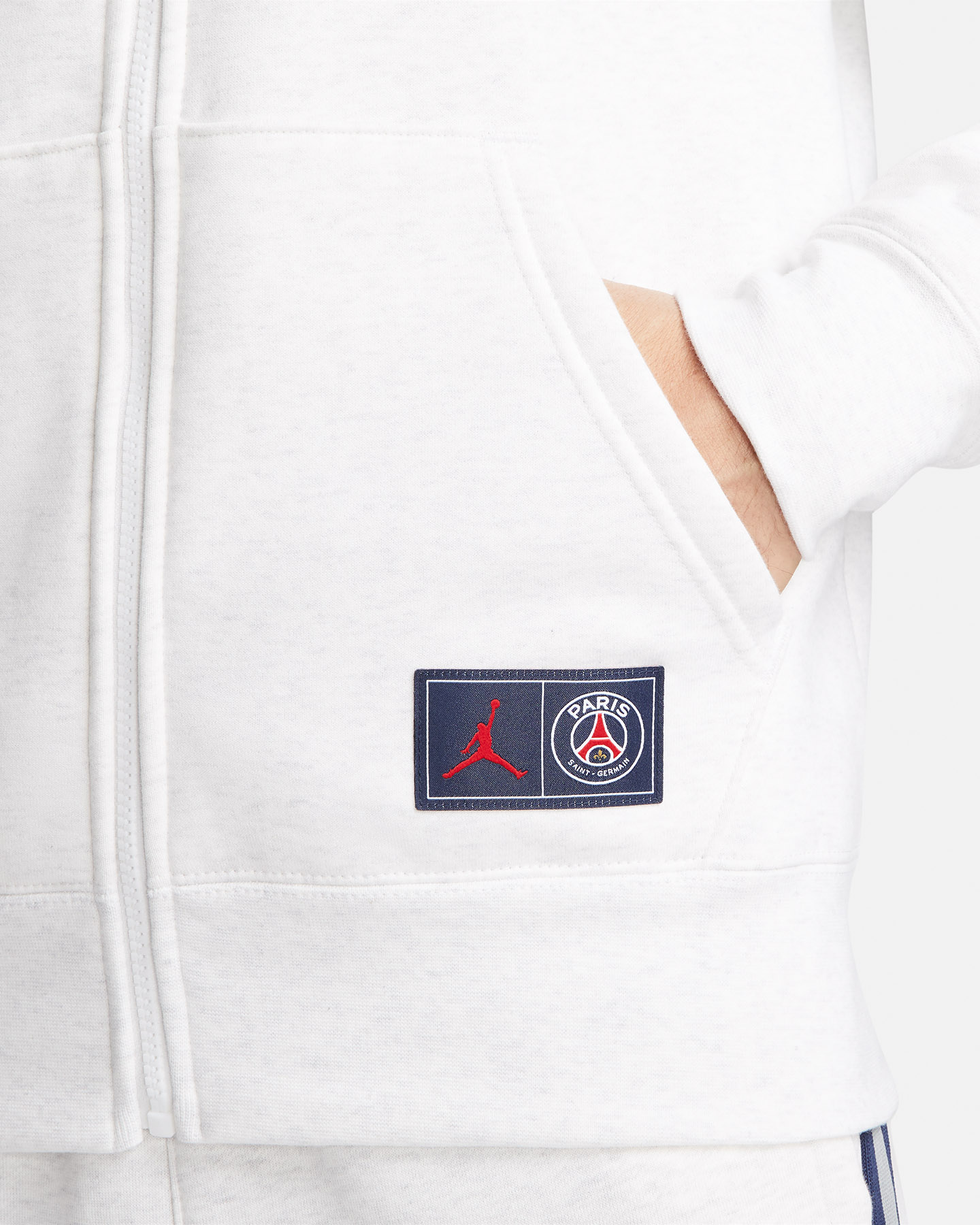 Felpa NIKE JORDAN PARIS SAINT GERMAIN M - Bianco - 4 | Cisalfa Sport