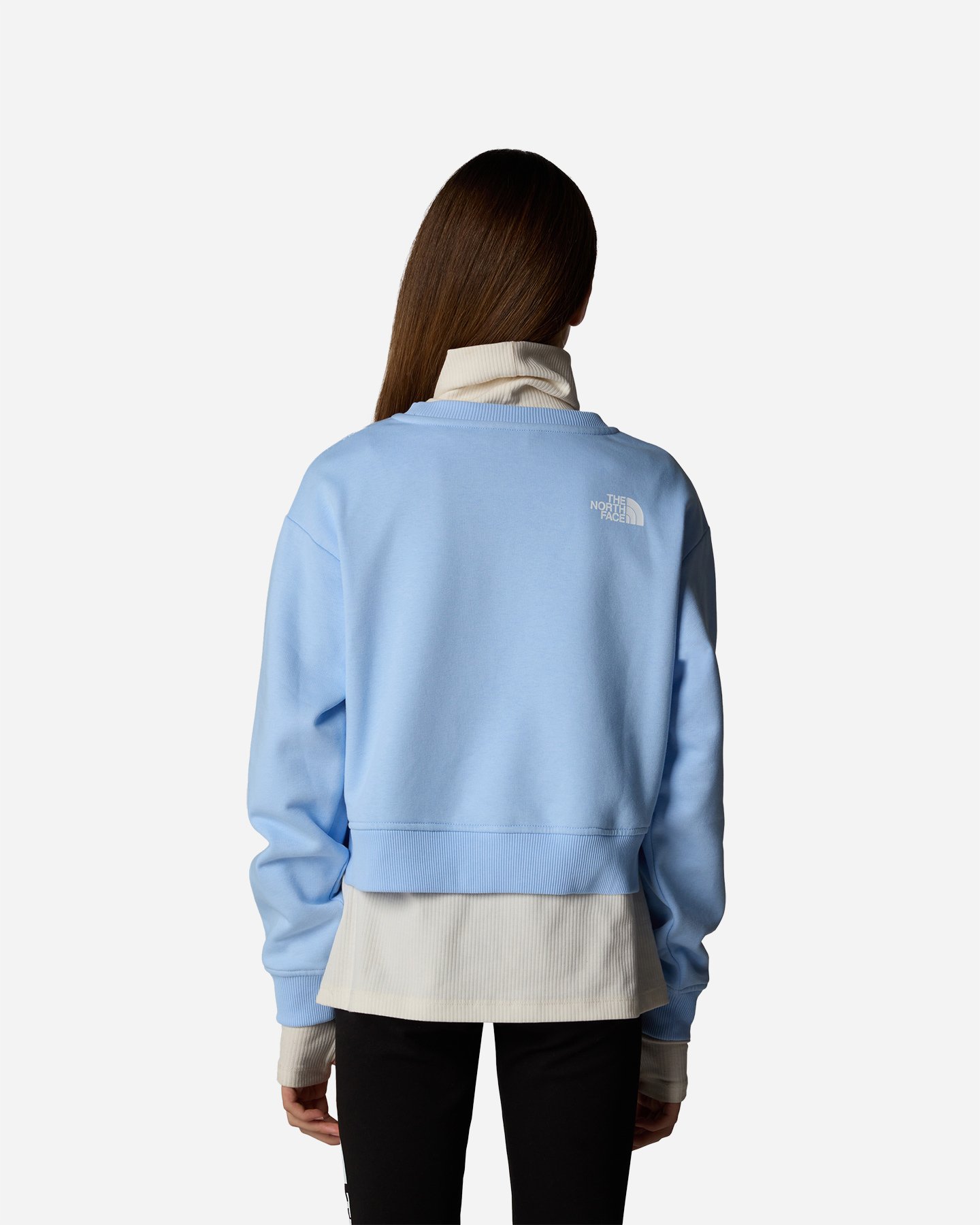 Felpa THE NORTH FACE GIRL CROP OVERSIZE JR - 3 | Cisalfa Sport