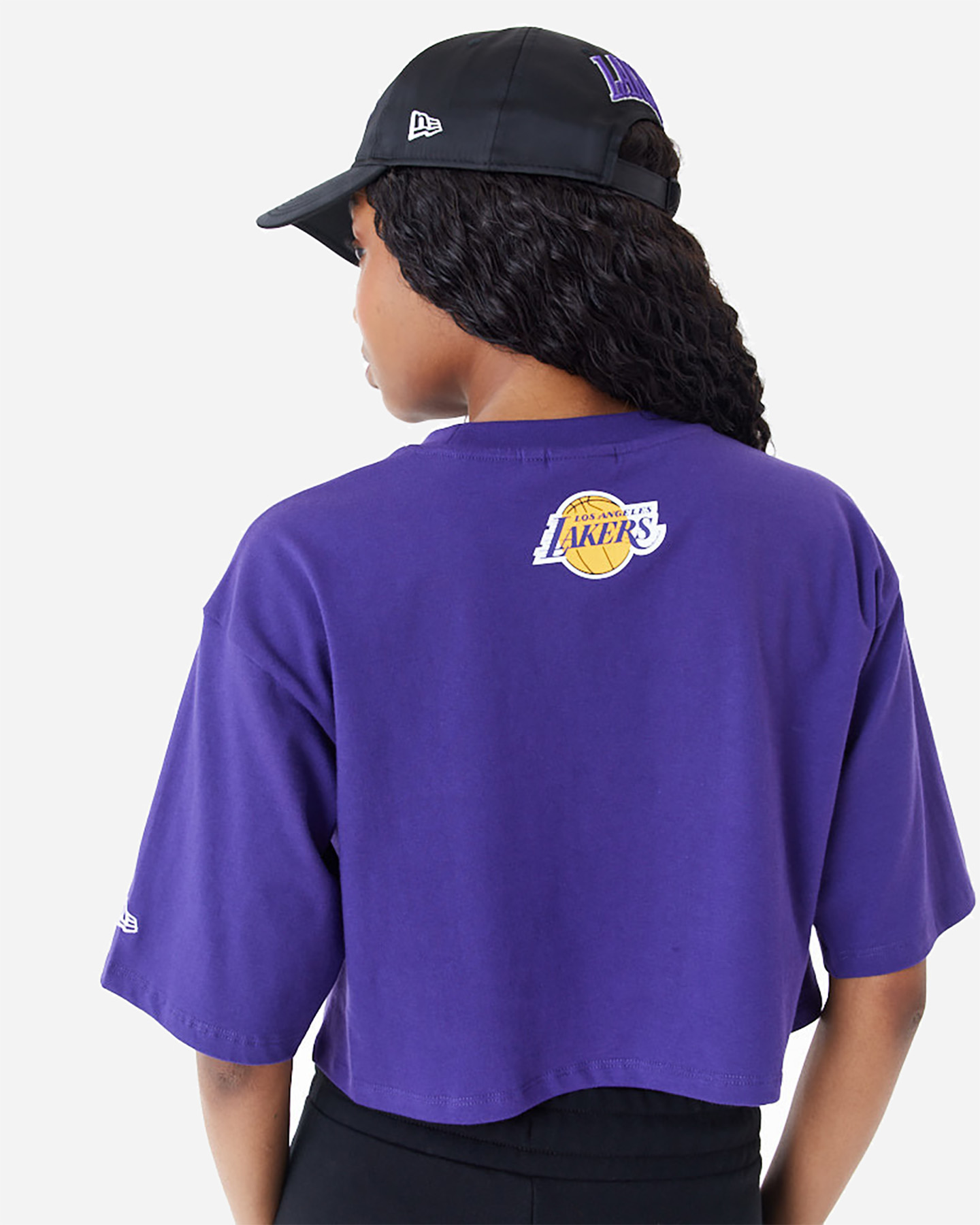 T-shirt NEW ERA CROP LOS ANGELES LAKERS W - Viola - 4 | Cisalfa Sport