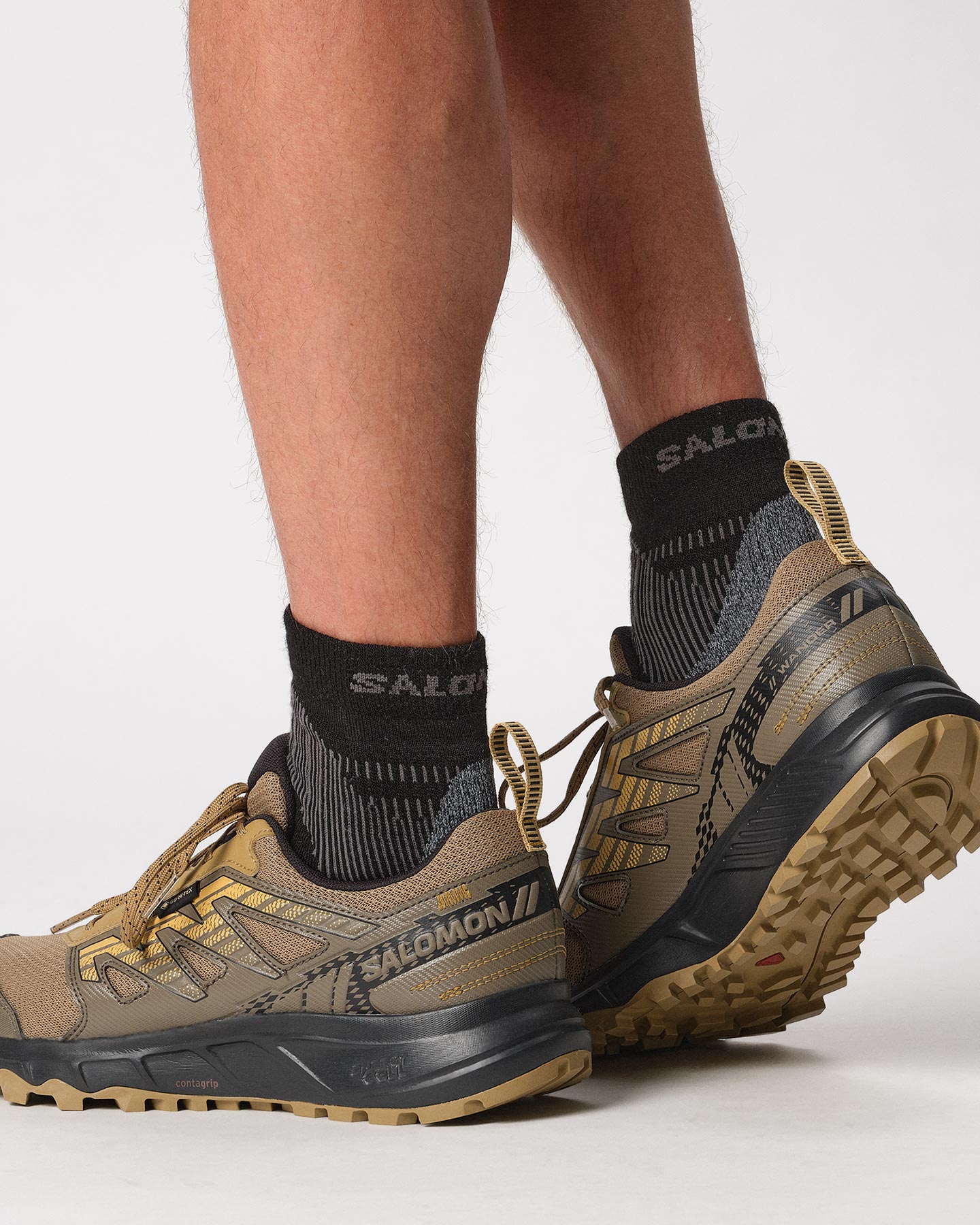 Scarpe trail SALOMON WANDER GTX M - Marrone - 5 | Cisalfa Sport