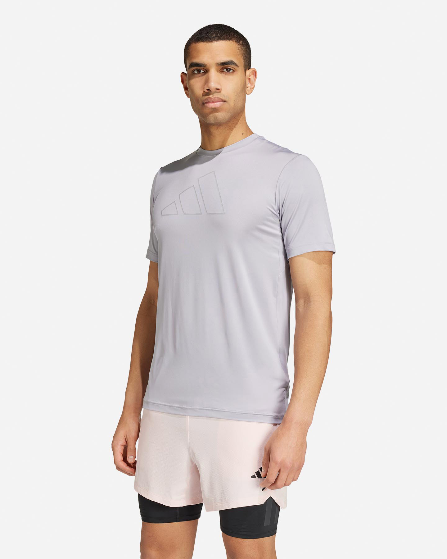 T-shirt training ADIDAS BIG LOGO OUTLINE M - Grigio - 1 | Cisalfa Sport