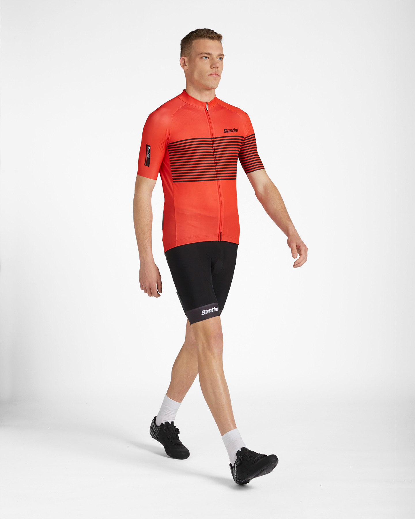 Maglia ciclismo SANTINI RACING KARMAEVO M - Rosso - 3 | Cisalfa Sport