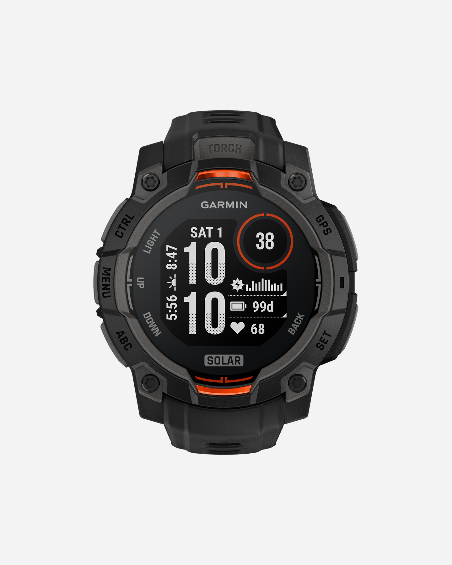 Orologio multifunzione GARMIN INSTINCT 3 45MM SOLAR - Nero - 0 | Cisalfa Sport