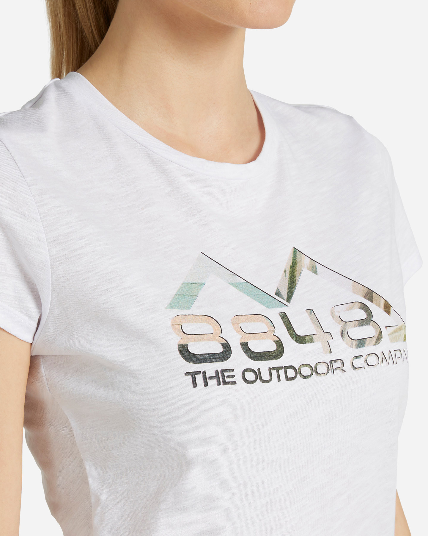 T-shirt 8848 MOUNTAIN ESSENTIAL W - Bianco - 4 | Cisalfa Sport