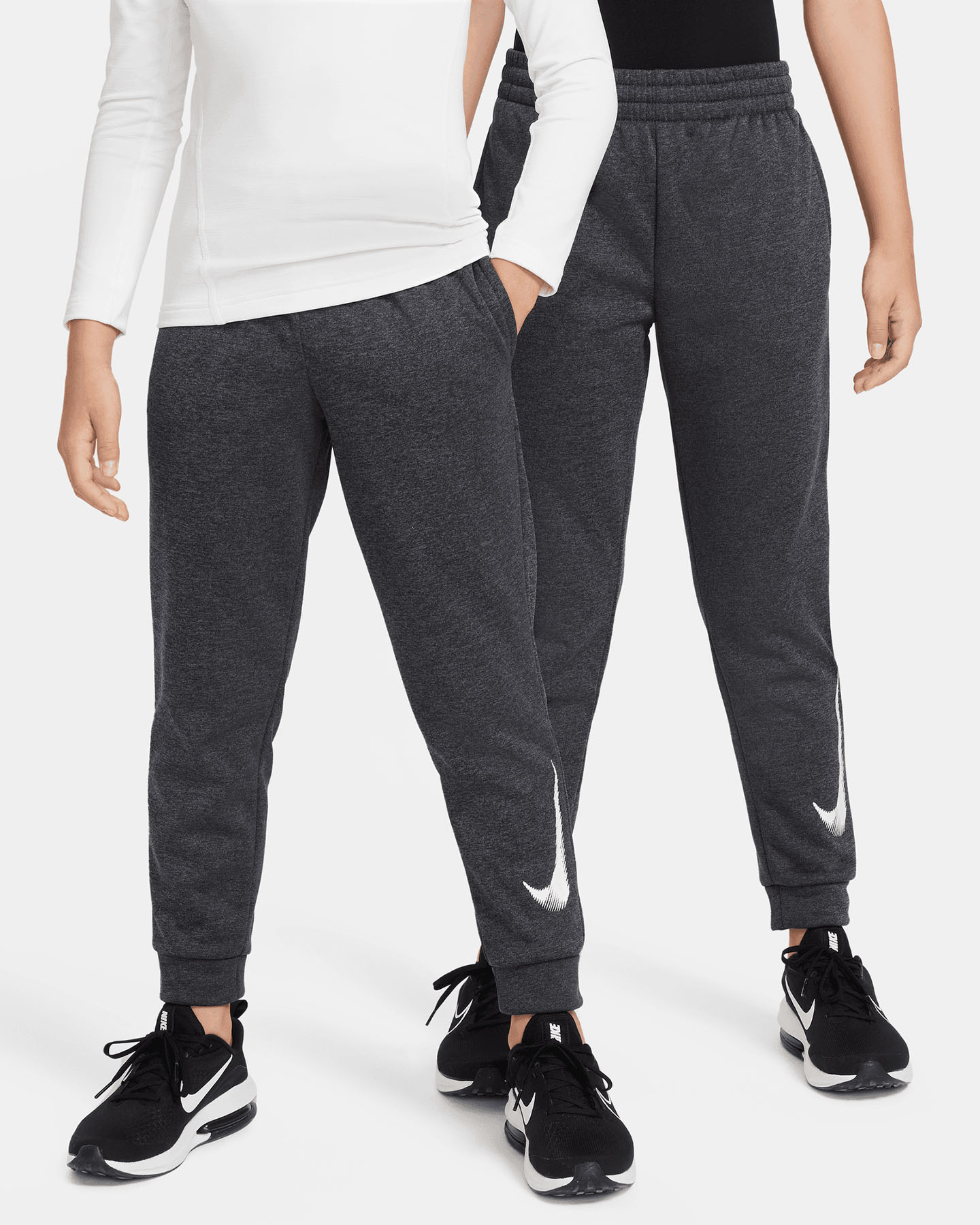 Pantalone NIKE THERMA FIT JR - Grigio - 5 | Cisalfa Sport
