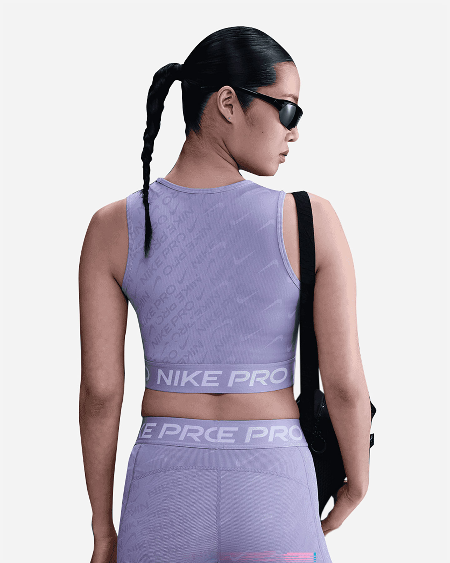 Canotta training NIKE DRI FIT PRO CROP W - Lilla - 1 | Cisalfa Sport