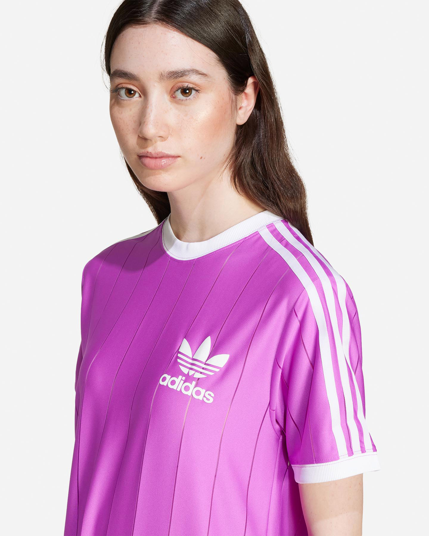 T-shirt ADIDAS ORIGINAL 3STRIPES W - Fucsia - 5 | Cisalfa Sport