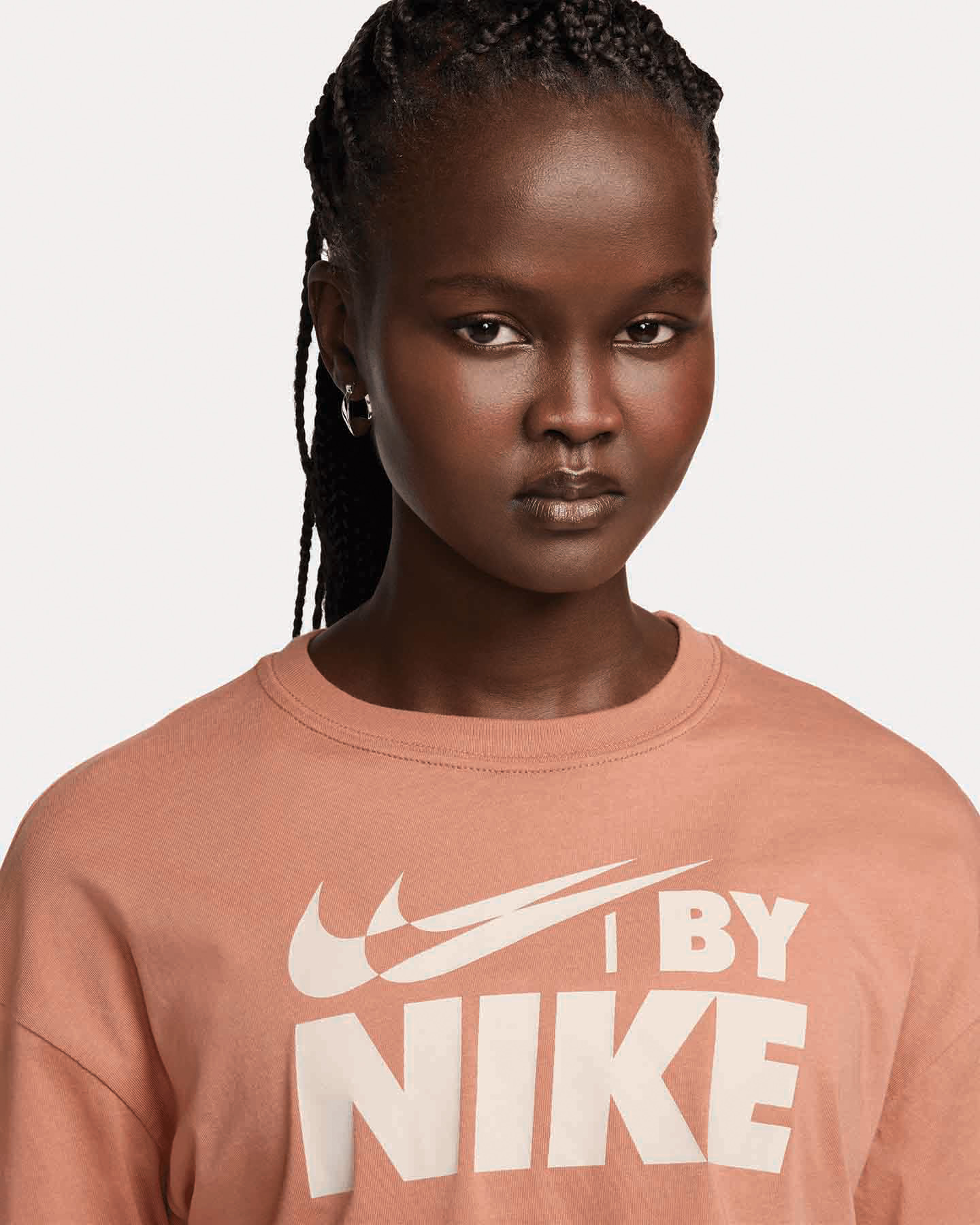 T-shirt NIKE CROP BIG LOGO W - Marrone - 2 | Cisalfa Sport