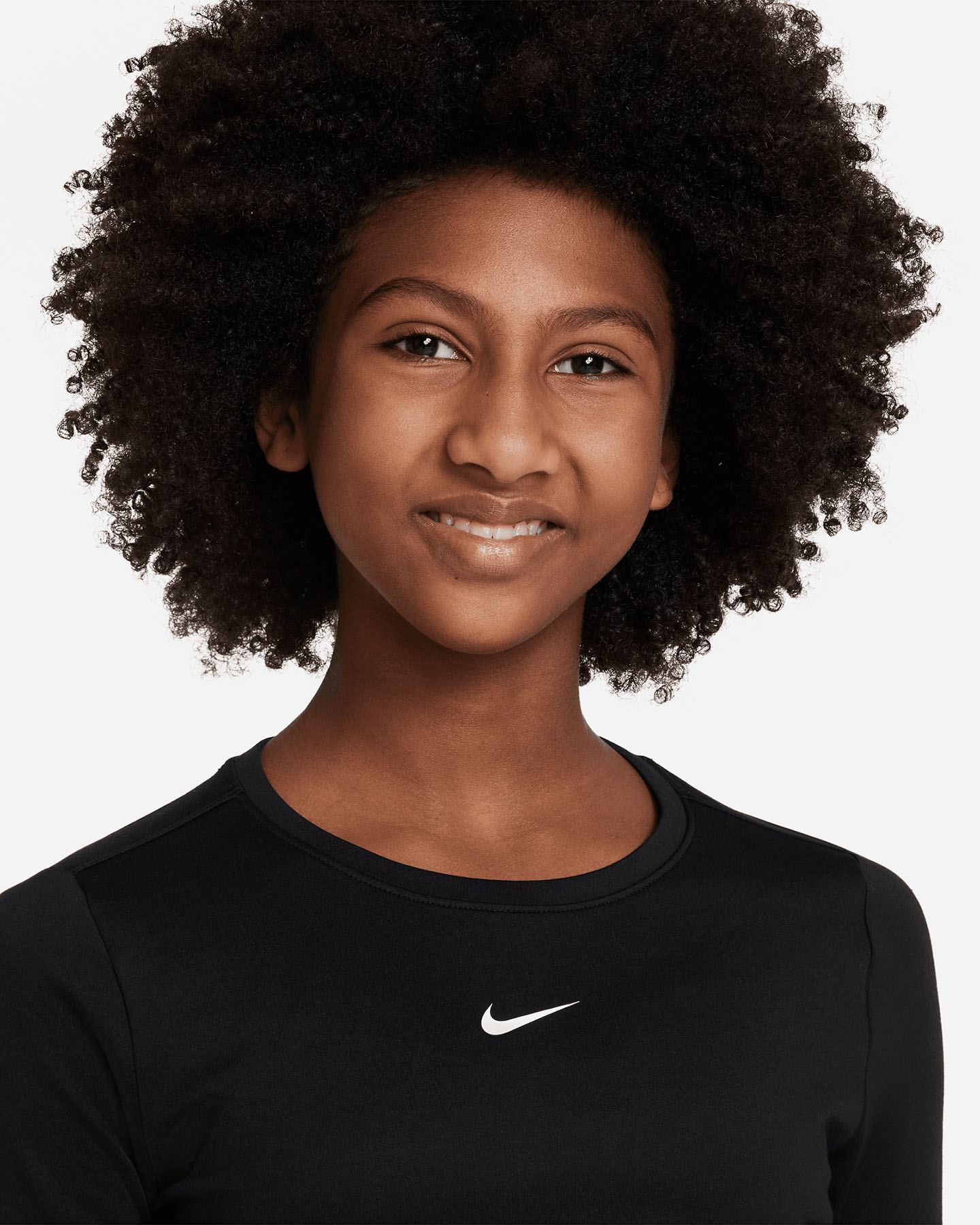 T-shirt NIKE THERMA FIT JR - Nero - 4 | Cisalfa Sport