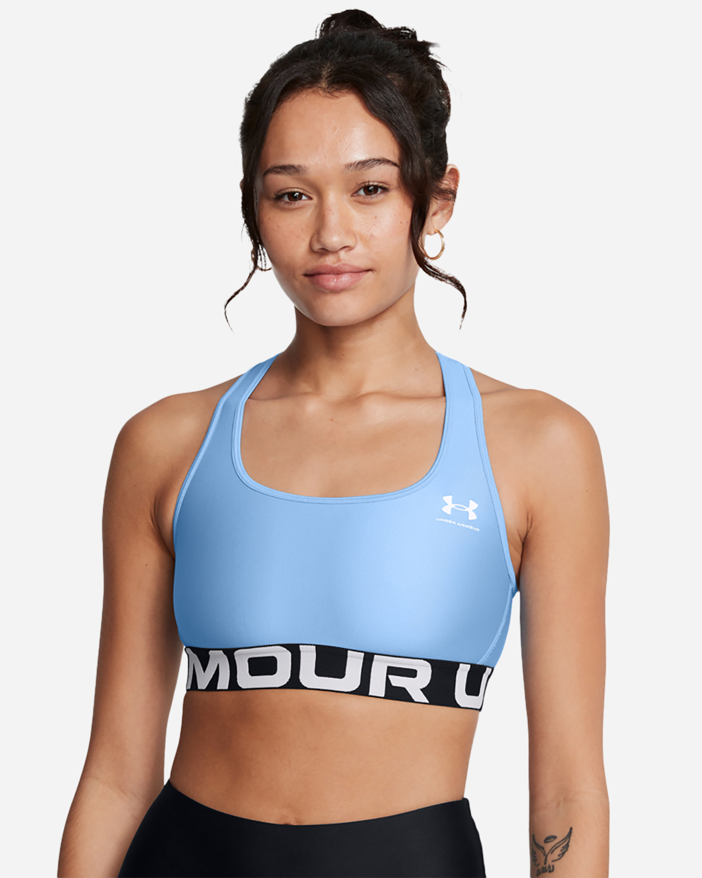 Bra training UNDER ARMOUR HEATGEAR MID BRANDED W - 0 | Cisalfa Sport