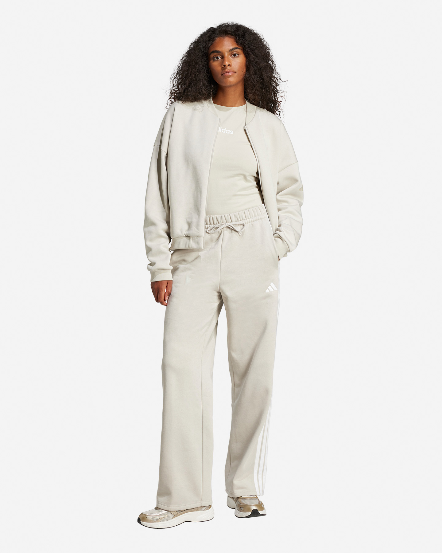 Pantalone ADIDAS 3STRIPES ESSENTIAL W - Grigio - 5 | Cisalfa Sport