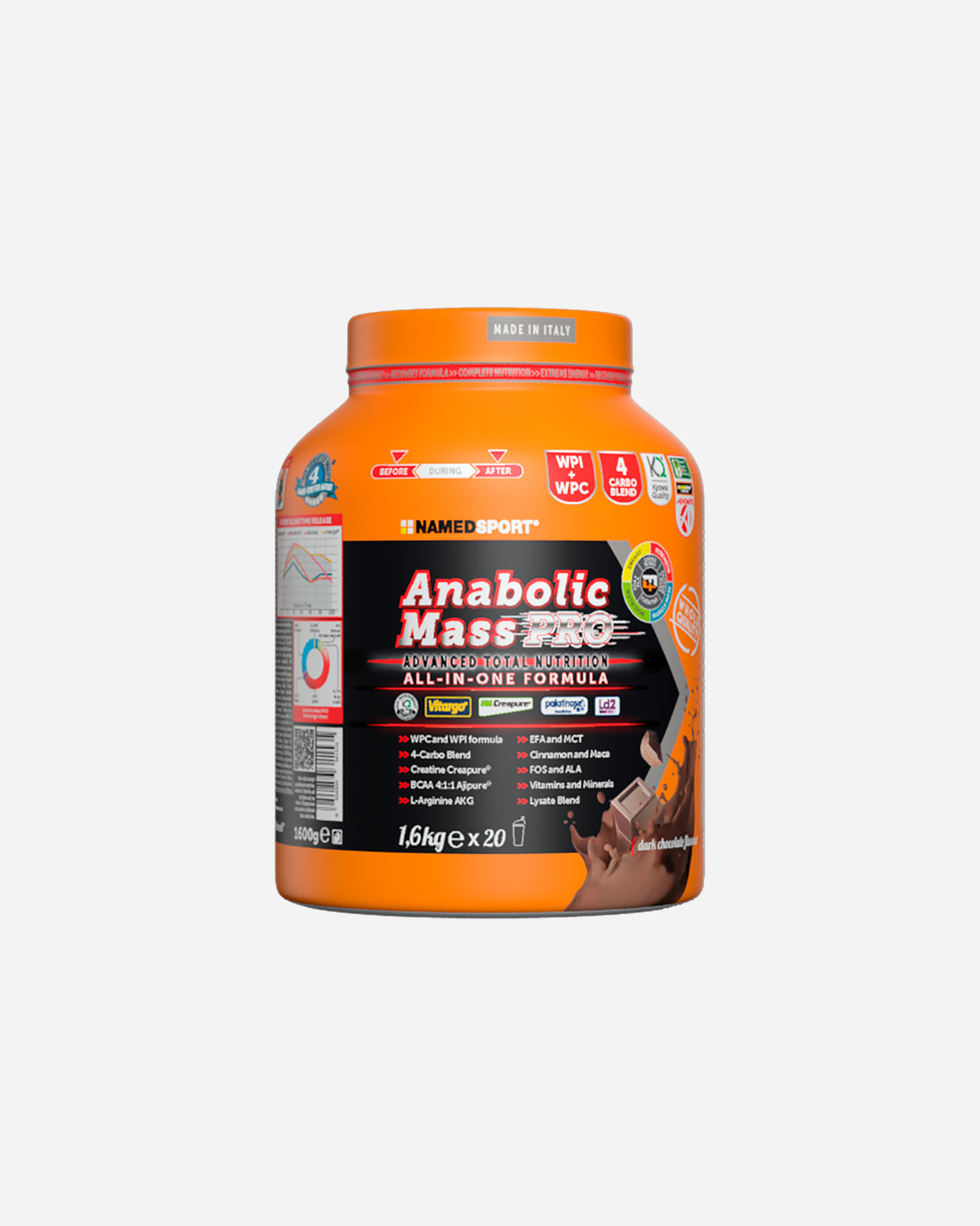 Energetico NAMED SPORT ANABOLIC MASS PRO 1600G - 0 | Cisalfa Sport