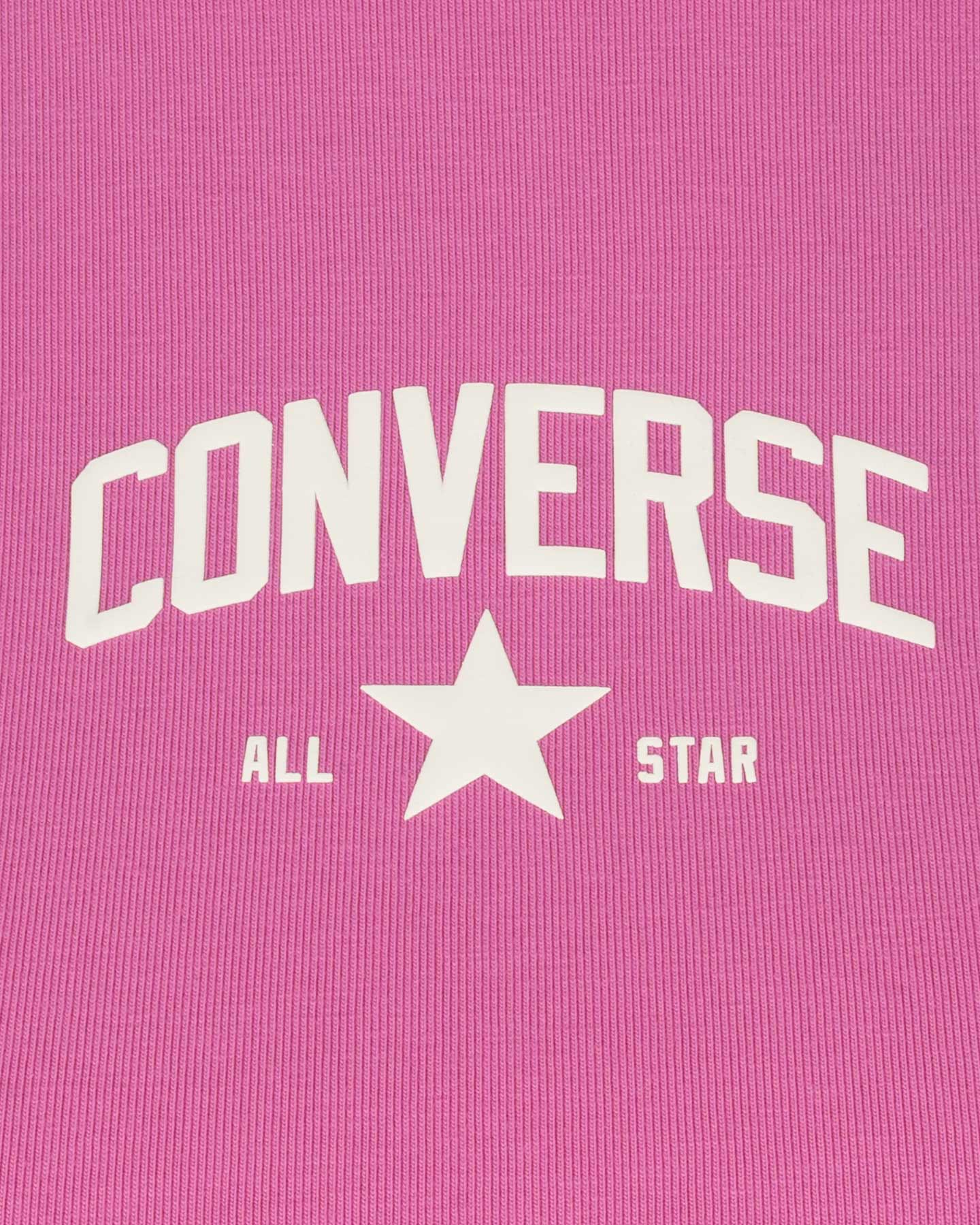 T-shirt CONVERSE LOGO MINI W - Fucsia - 2 | Cisalfa Sport