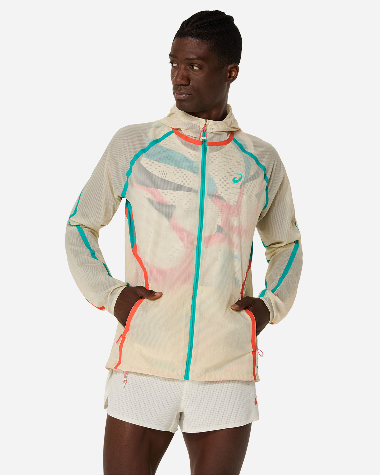 Giacca running ASICS KUMADORI ROAD PACKABLE M - Color mix - 0 | Cisalfa Sport