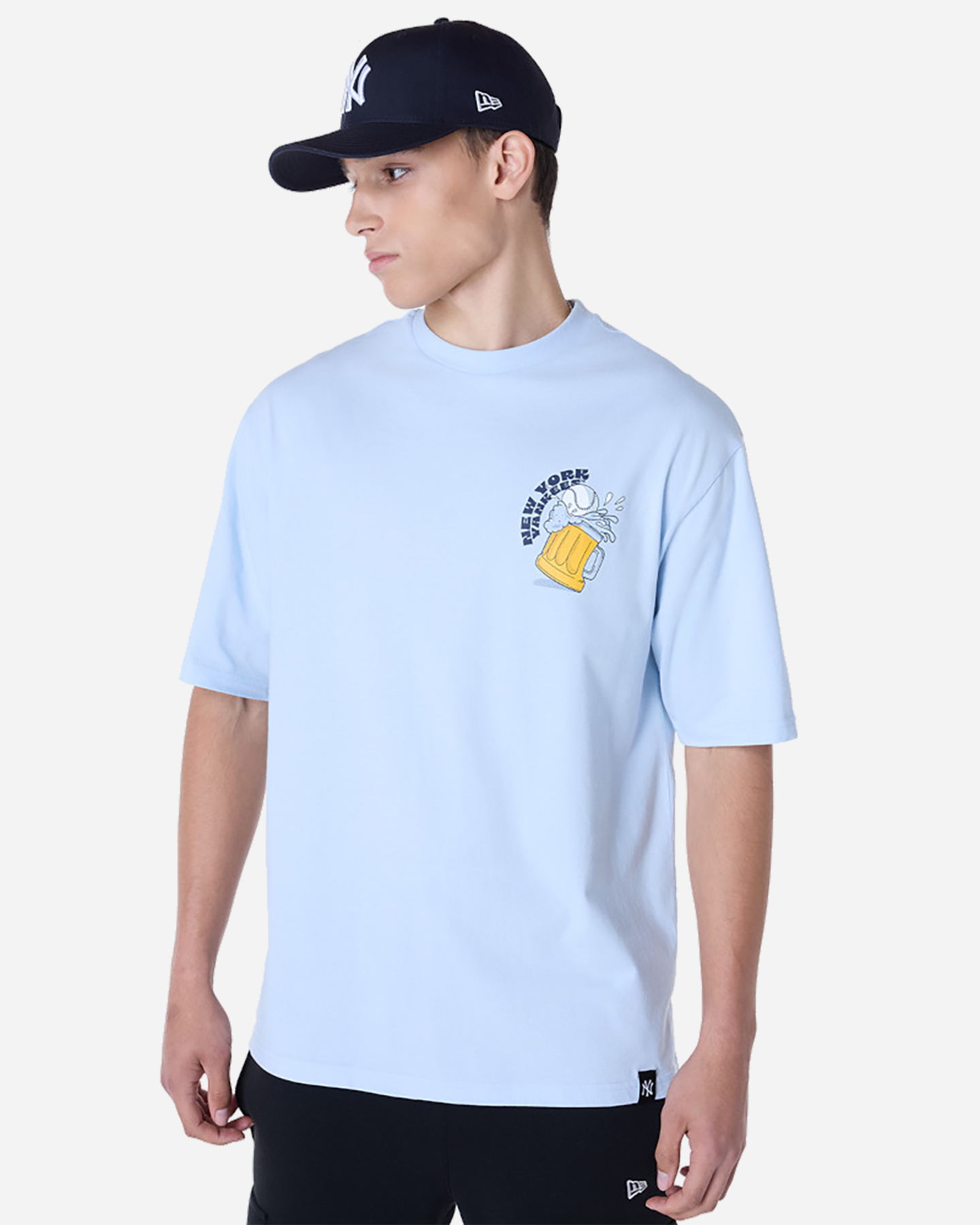 T-shirt NEW ERA MLB LEAGUE FOOD GFX NEW YORK YANKEES M - Azzurro - 0 | Cisalfa Sport